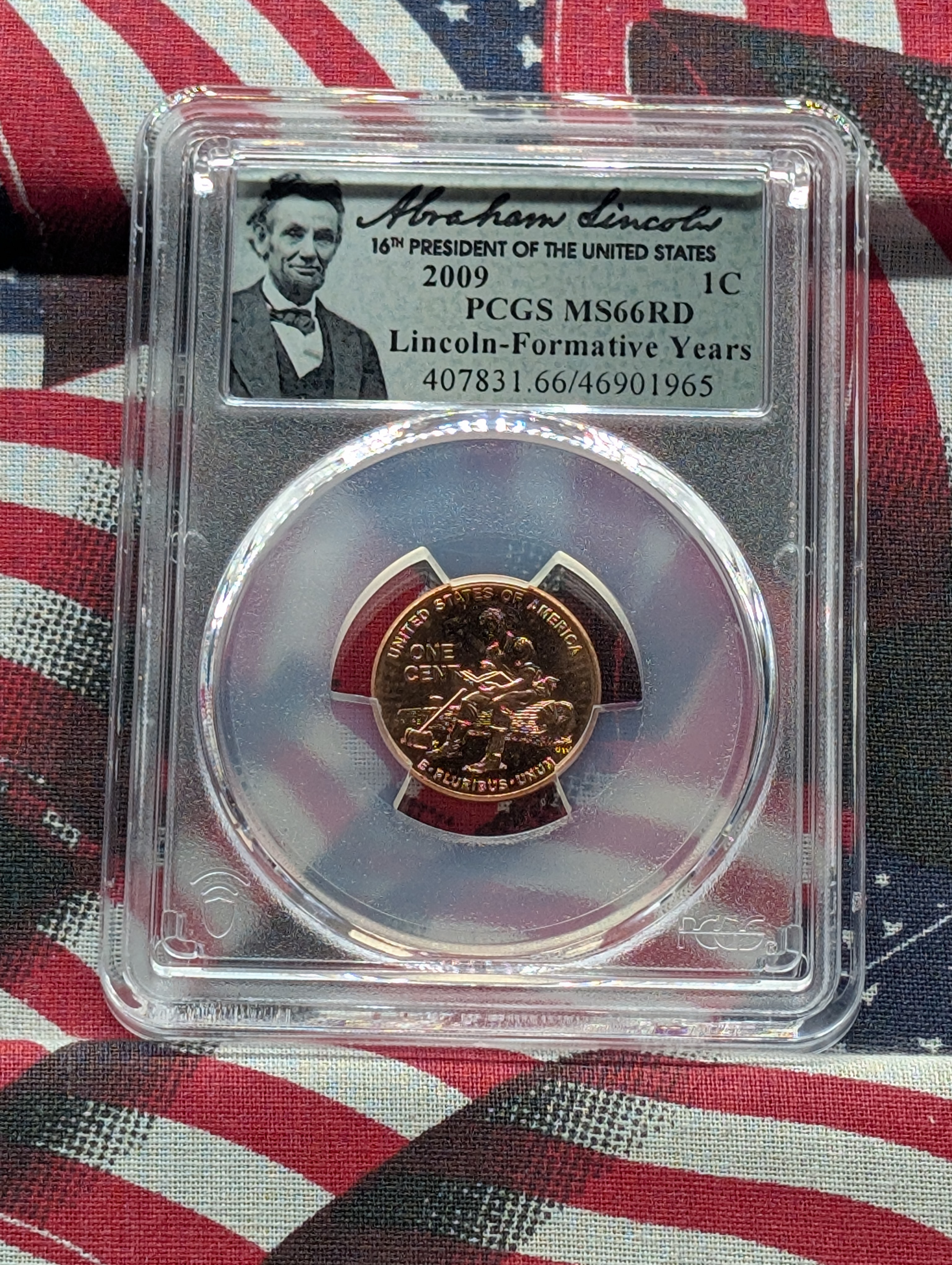 2009-P Lincoln Formative Years Cent - PCGS MS66 RD