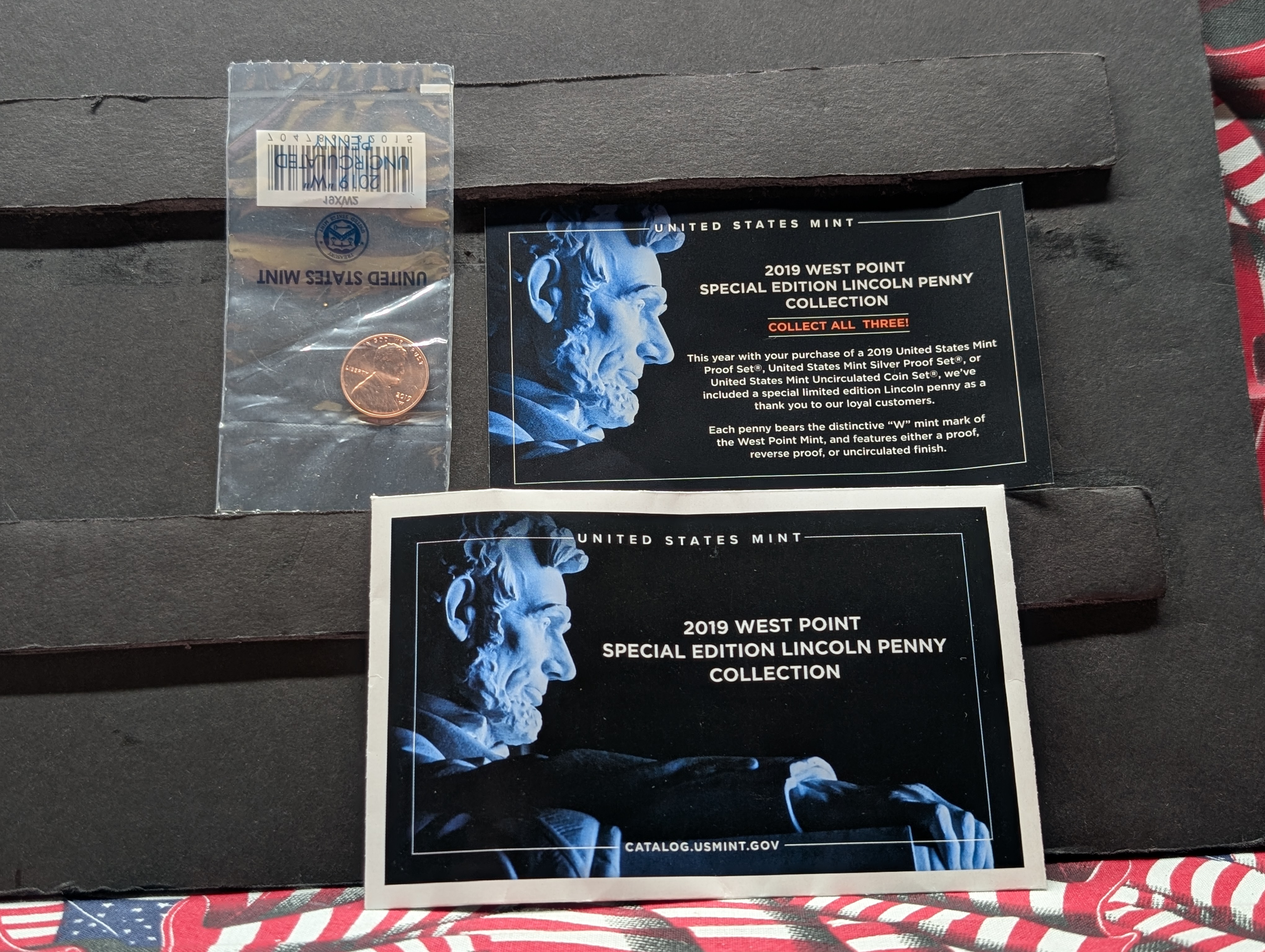 2019 West Point Special Edition Lincoln Cent in OGP w/ COA