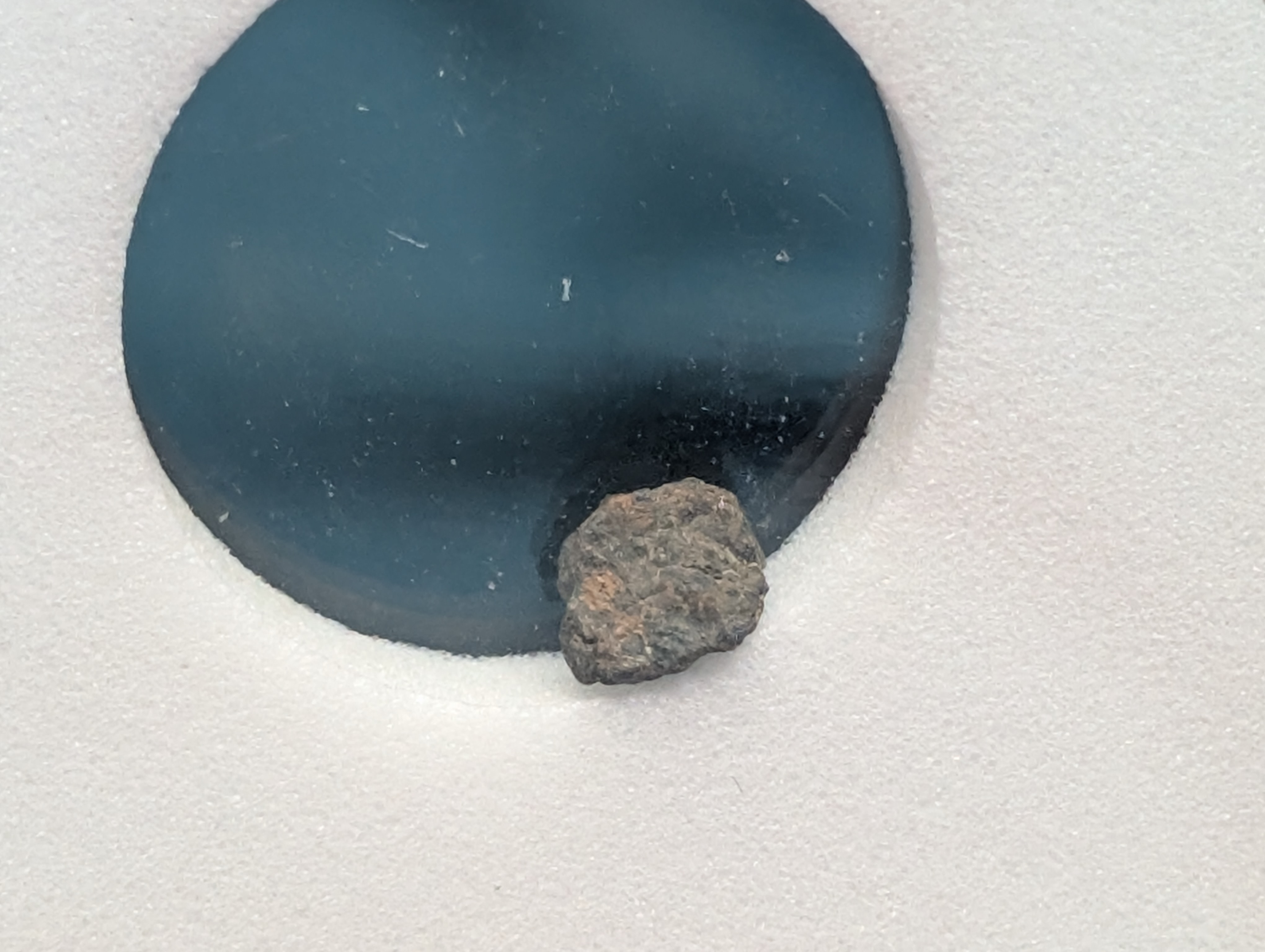 Authentic Meteorite Space Rock - North West Africa - Sahara Desert Find - Nickel Iron - Slabbed International Numismatic Bureau