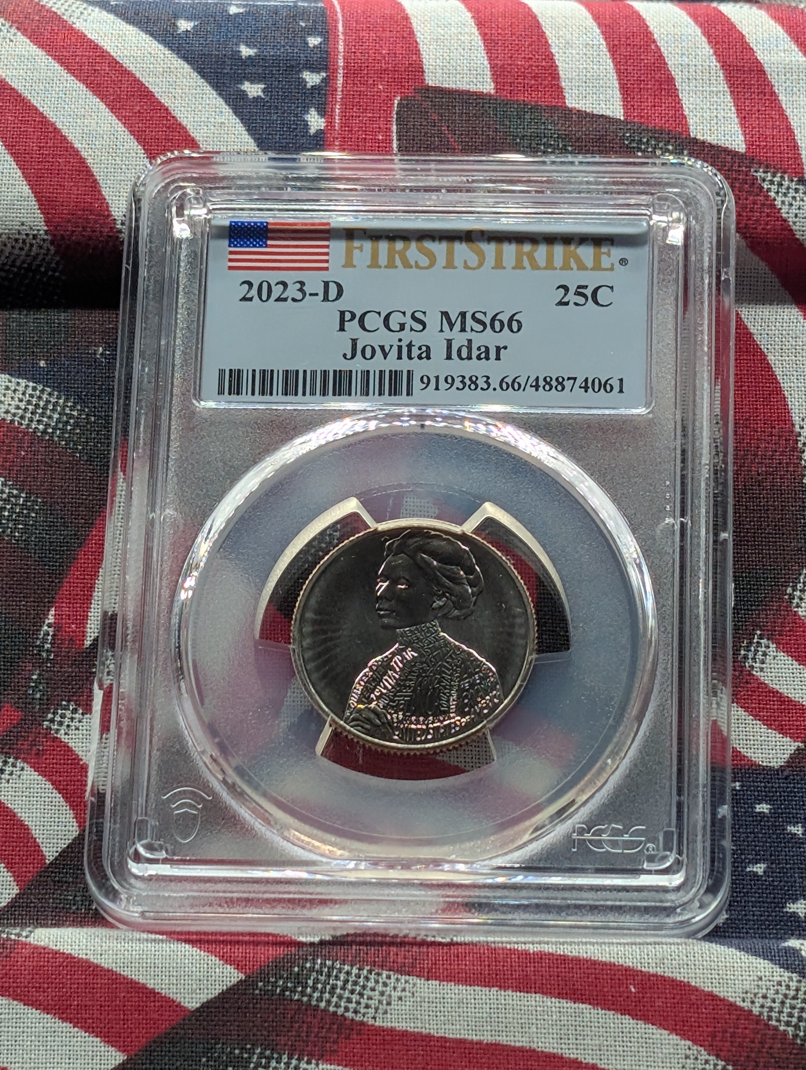 2023-D Jovita Idar Quarter - PCGS MS66 - First Strike