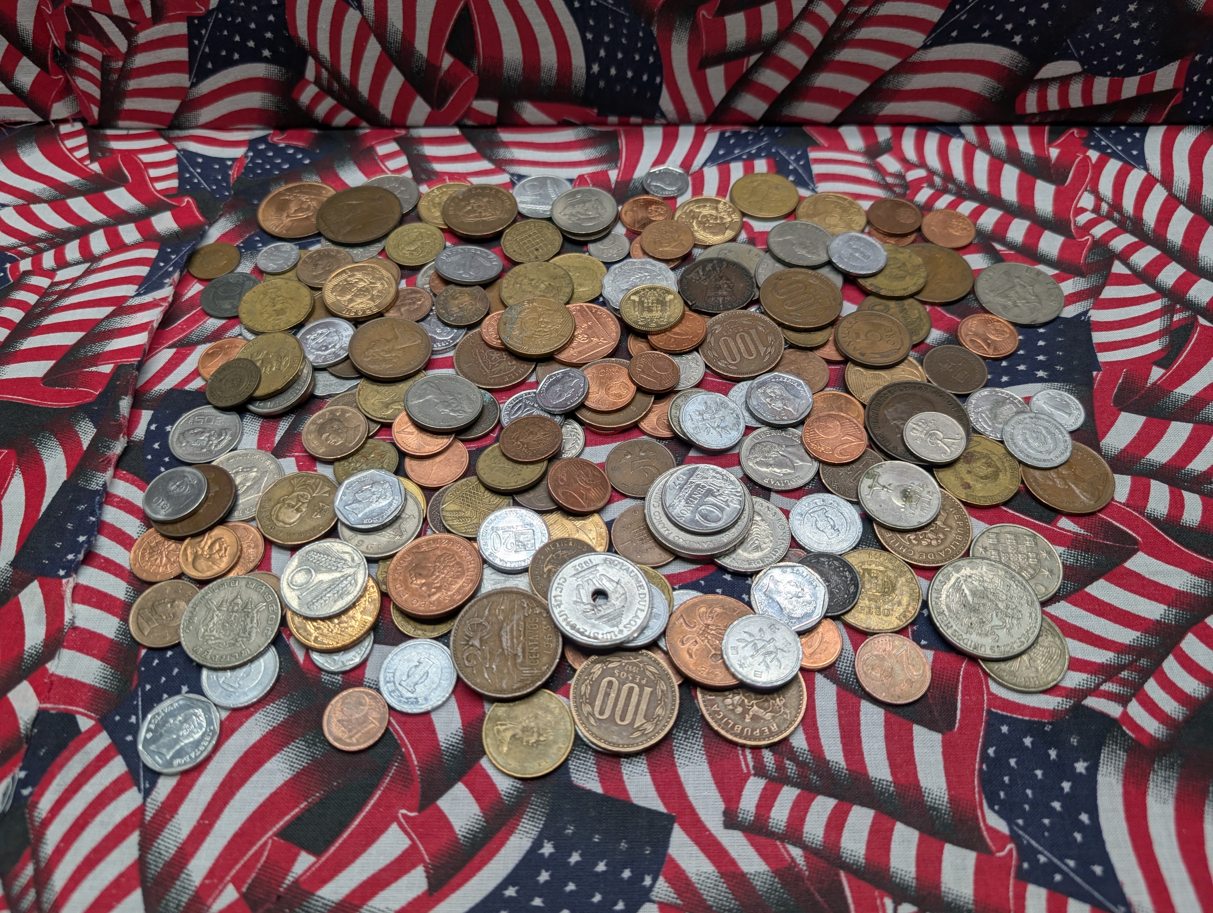 1.8 Lbs. of Various Vintage & Modern World Coins