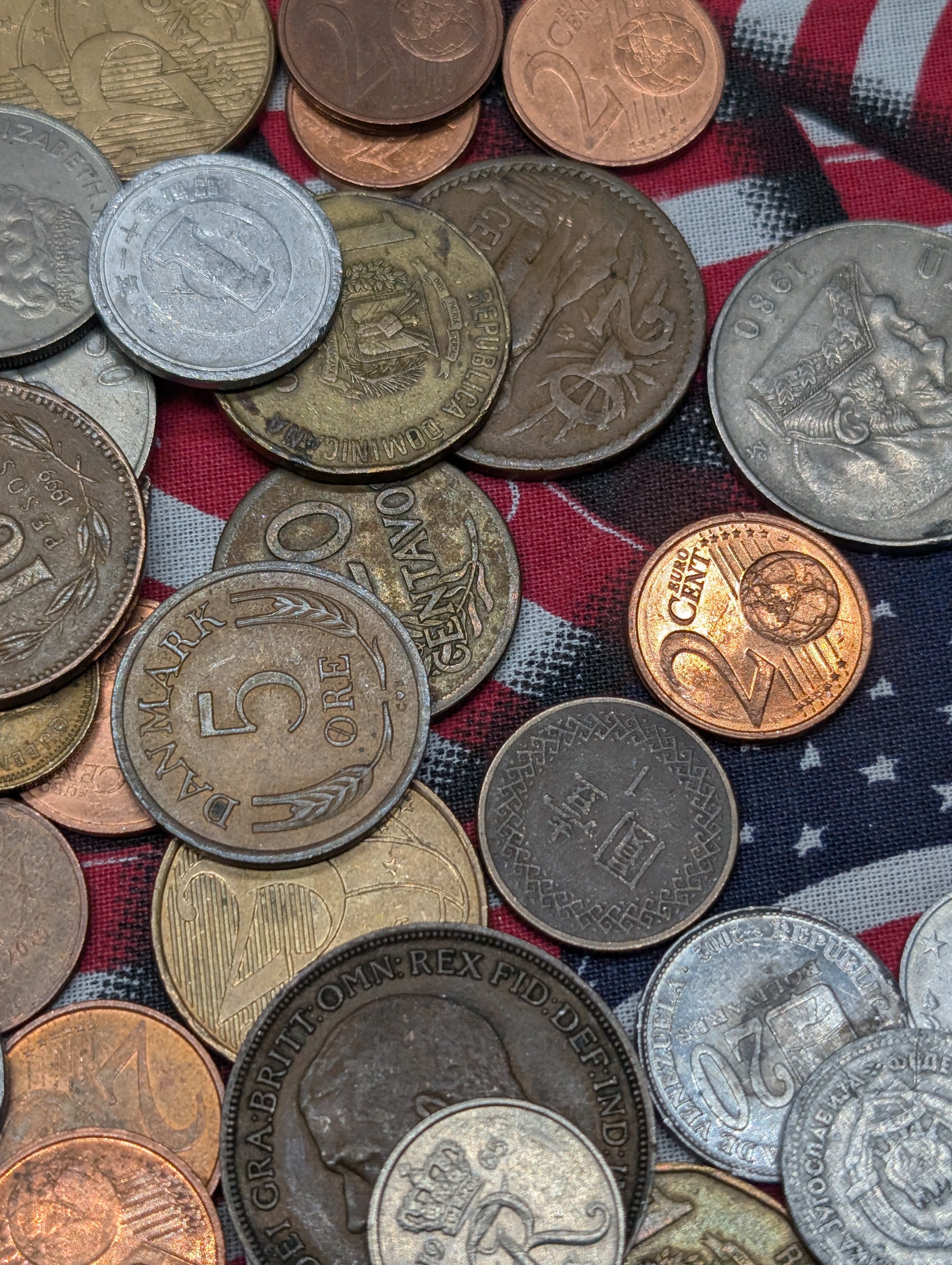 1.8 Lbs. of Various Vintage & Modern World Coins