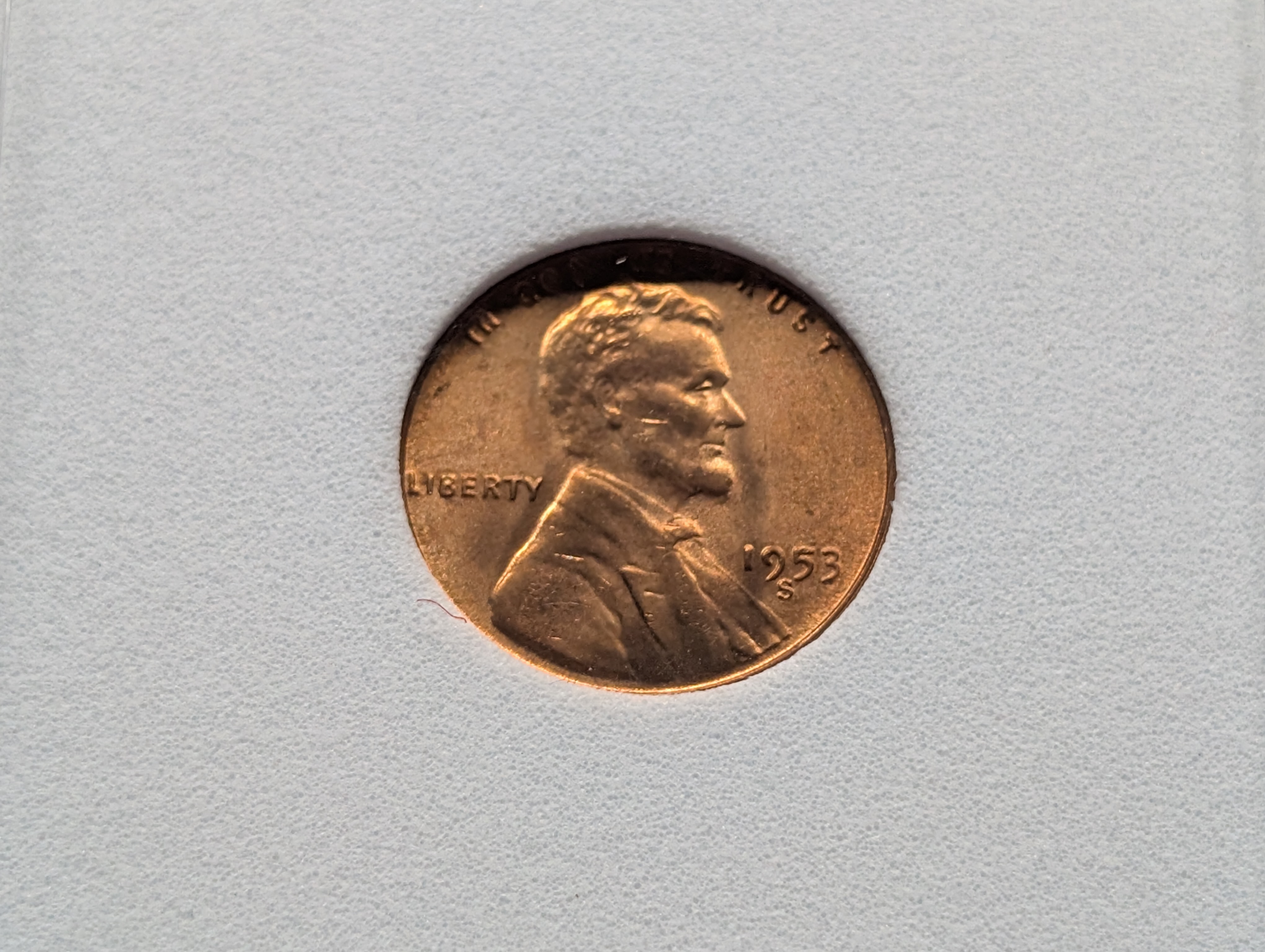 1953-S Lincoln Wheat Cent - NNC Cert. MS67+RED