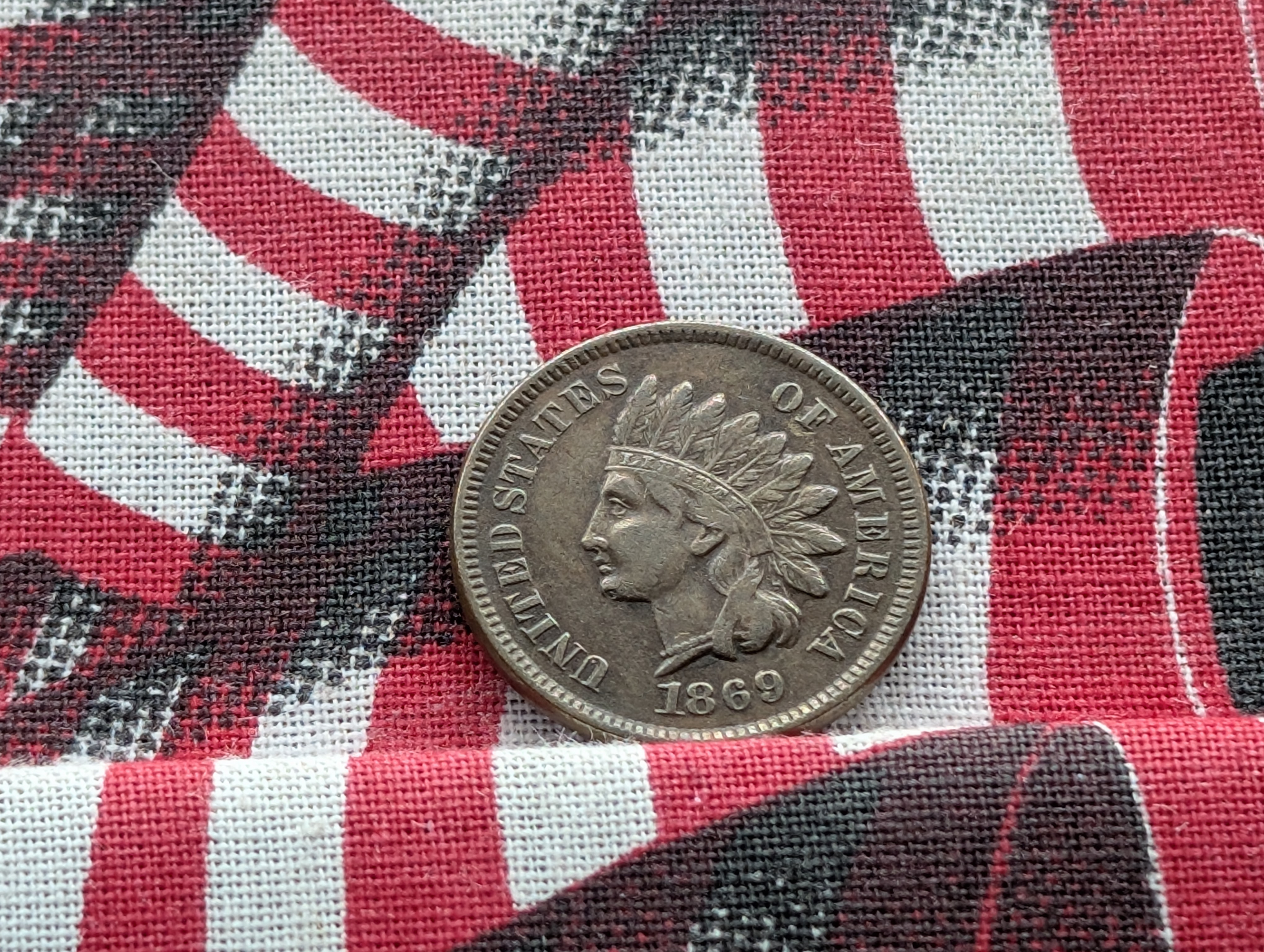 1869/9 Indian Head Cent