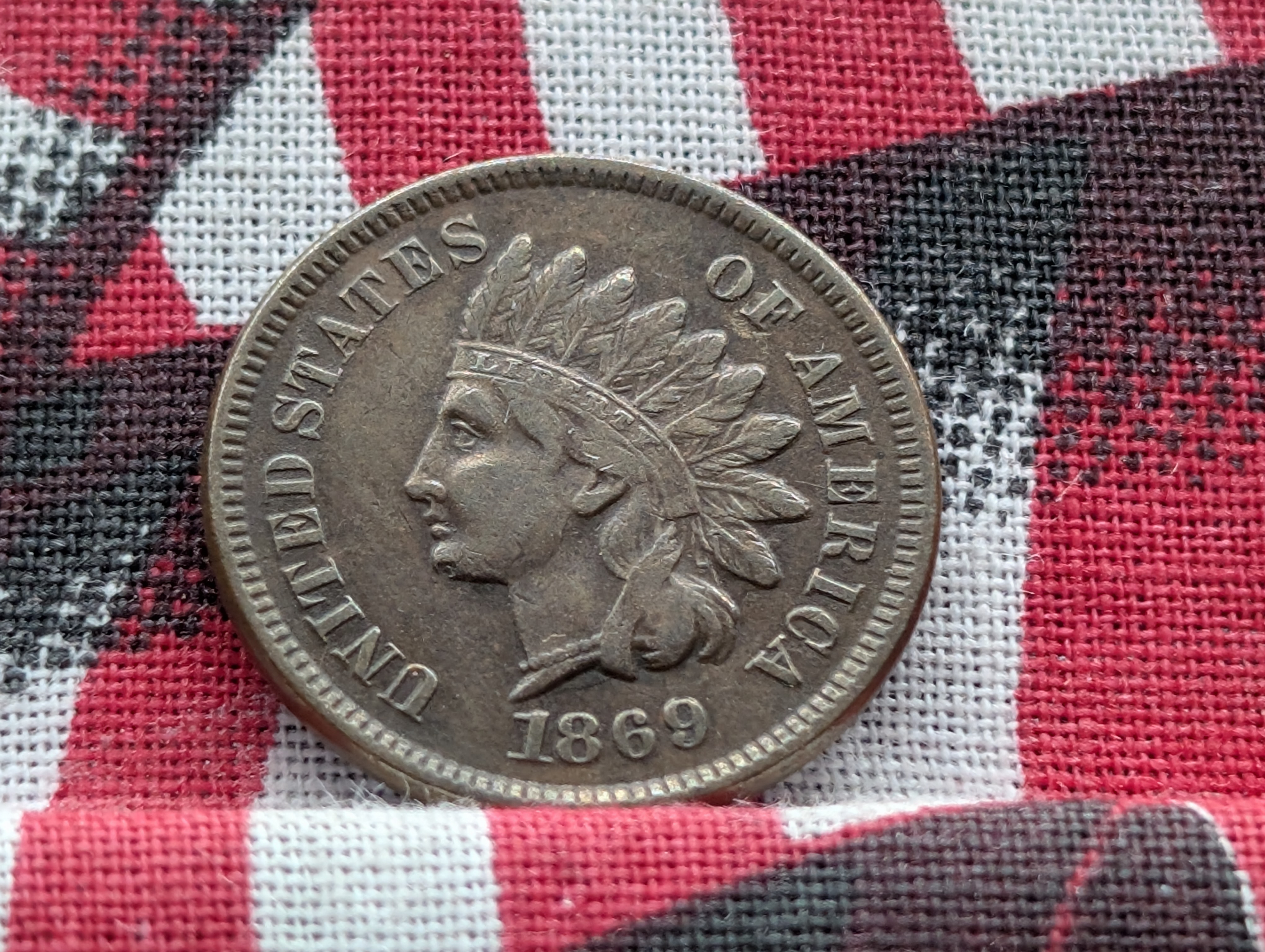 1869/9 Indian Head Cent