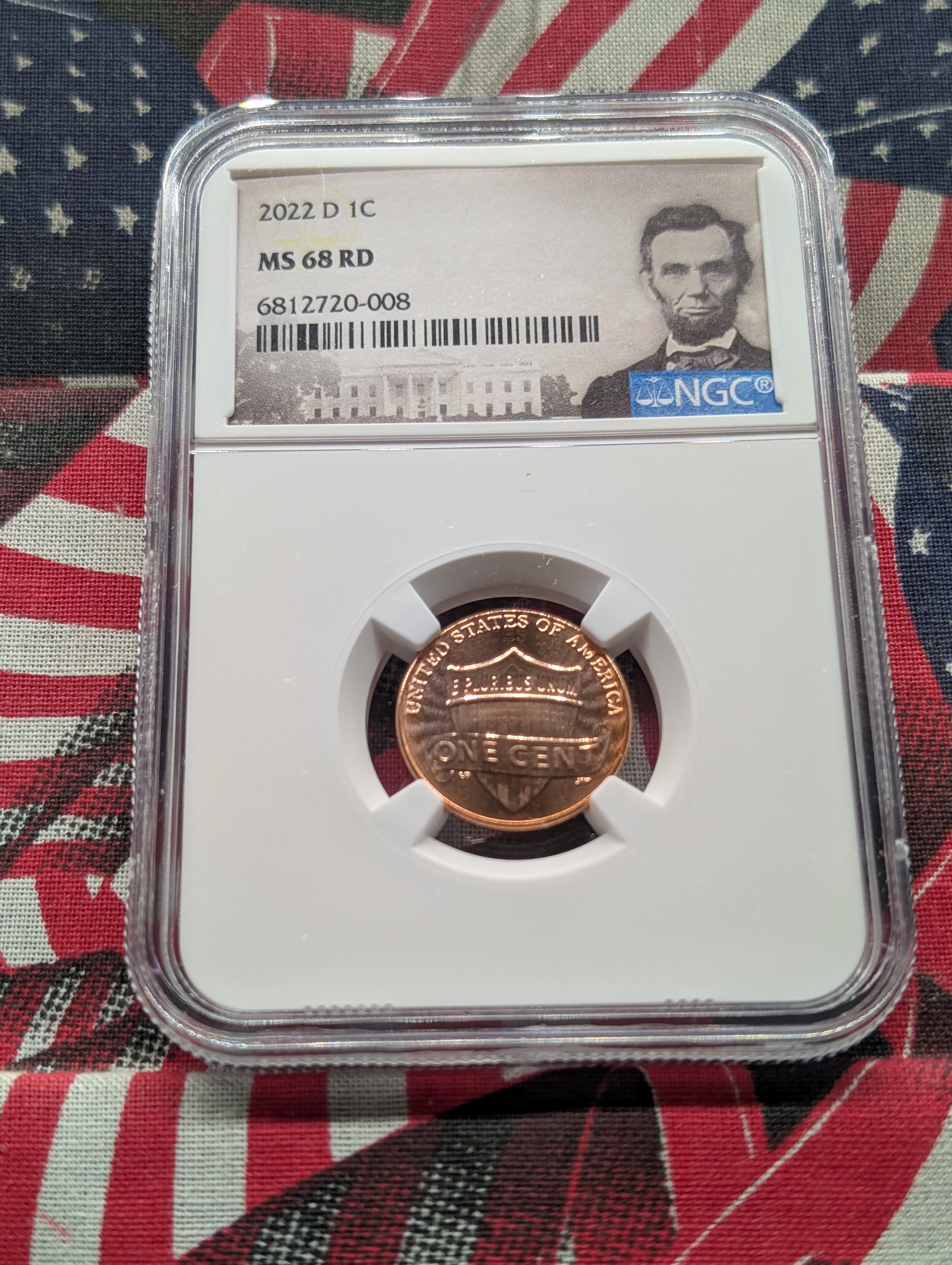 2022-D Lincoln Shield Cent - NGC MS68 RD