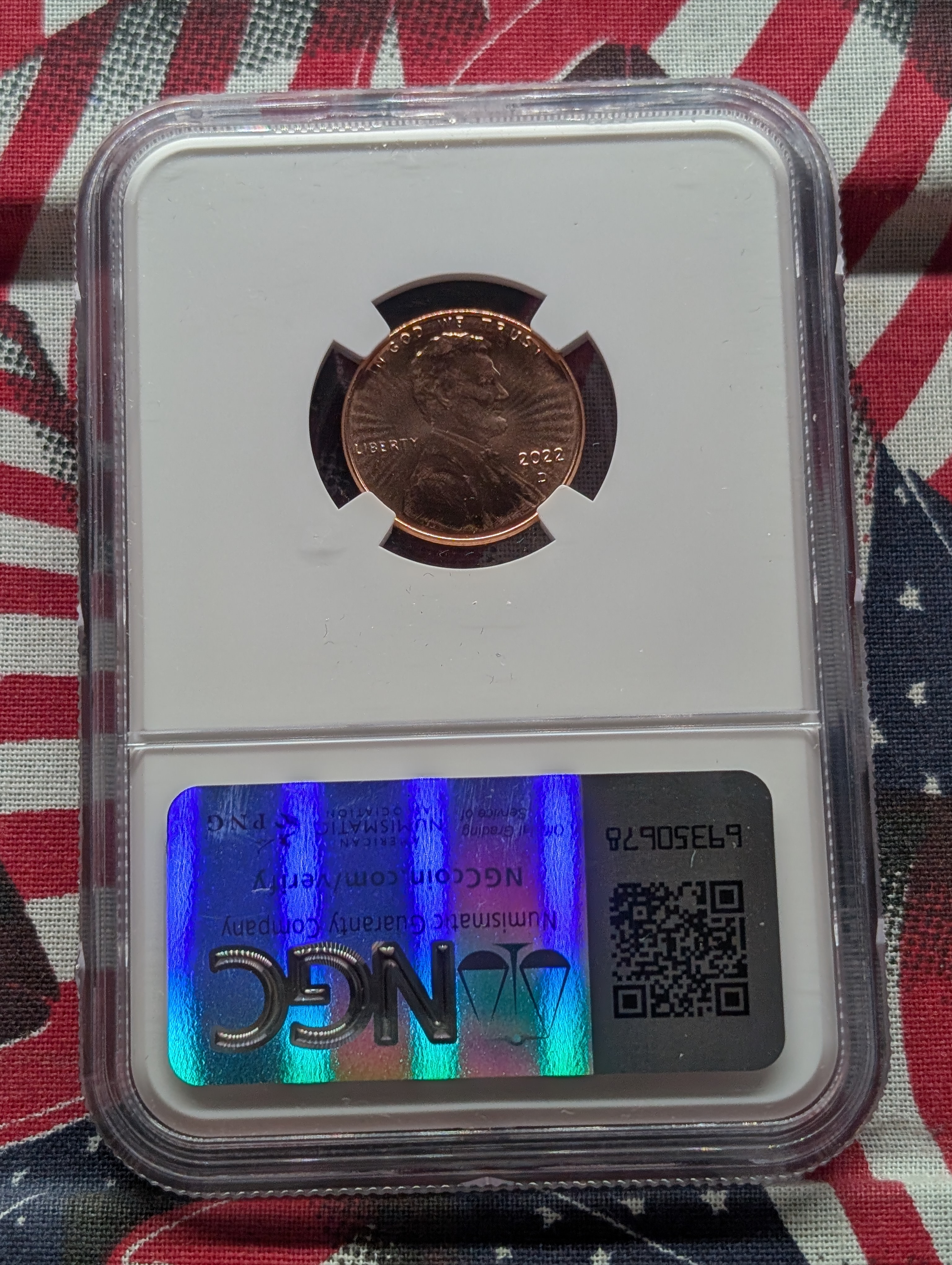 2022-D Lincoln Shield Cent - NGC MS68 RD