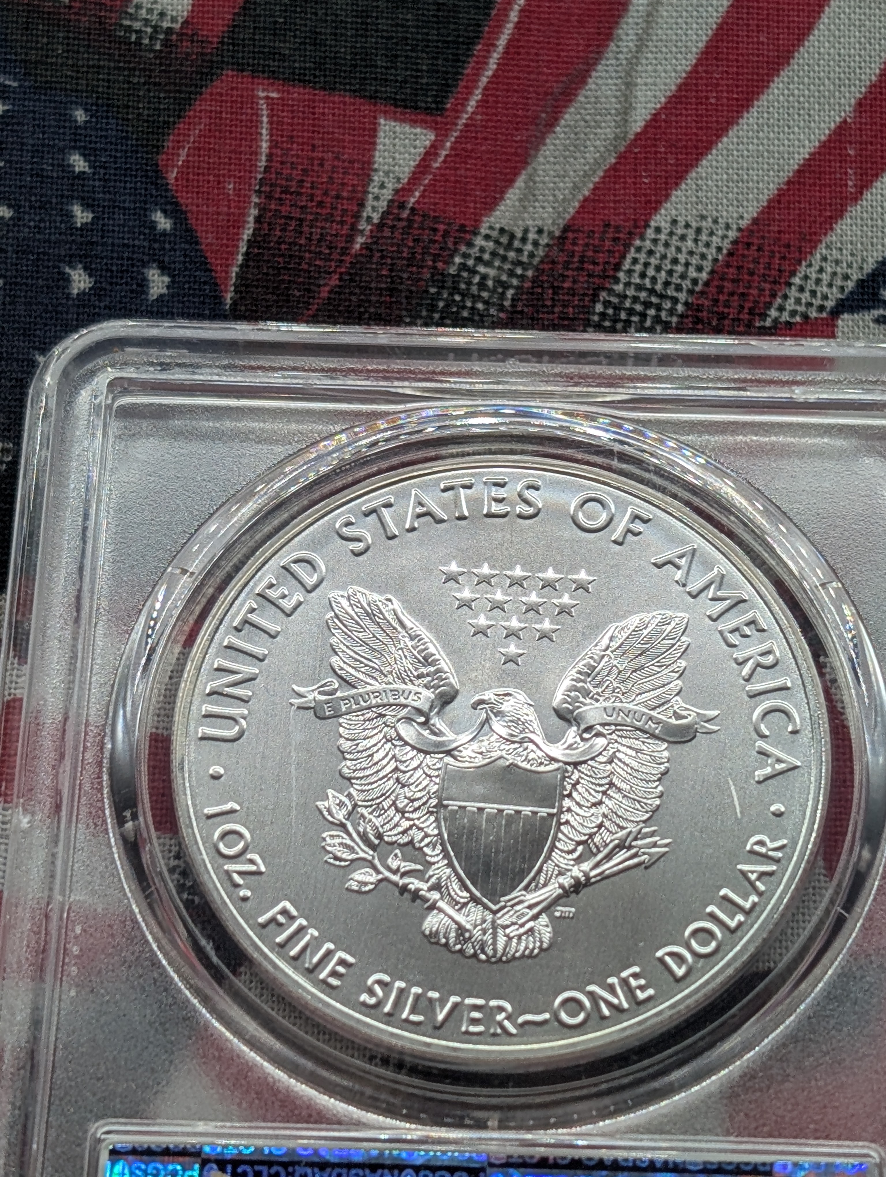 2017 American Silver Eagle - PCGS BRILLIANT UNC, .999 Fine Silver, One Troy Ounce