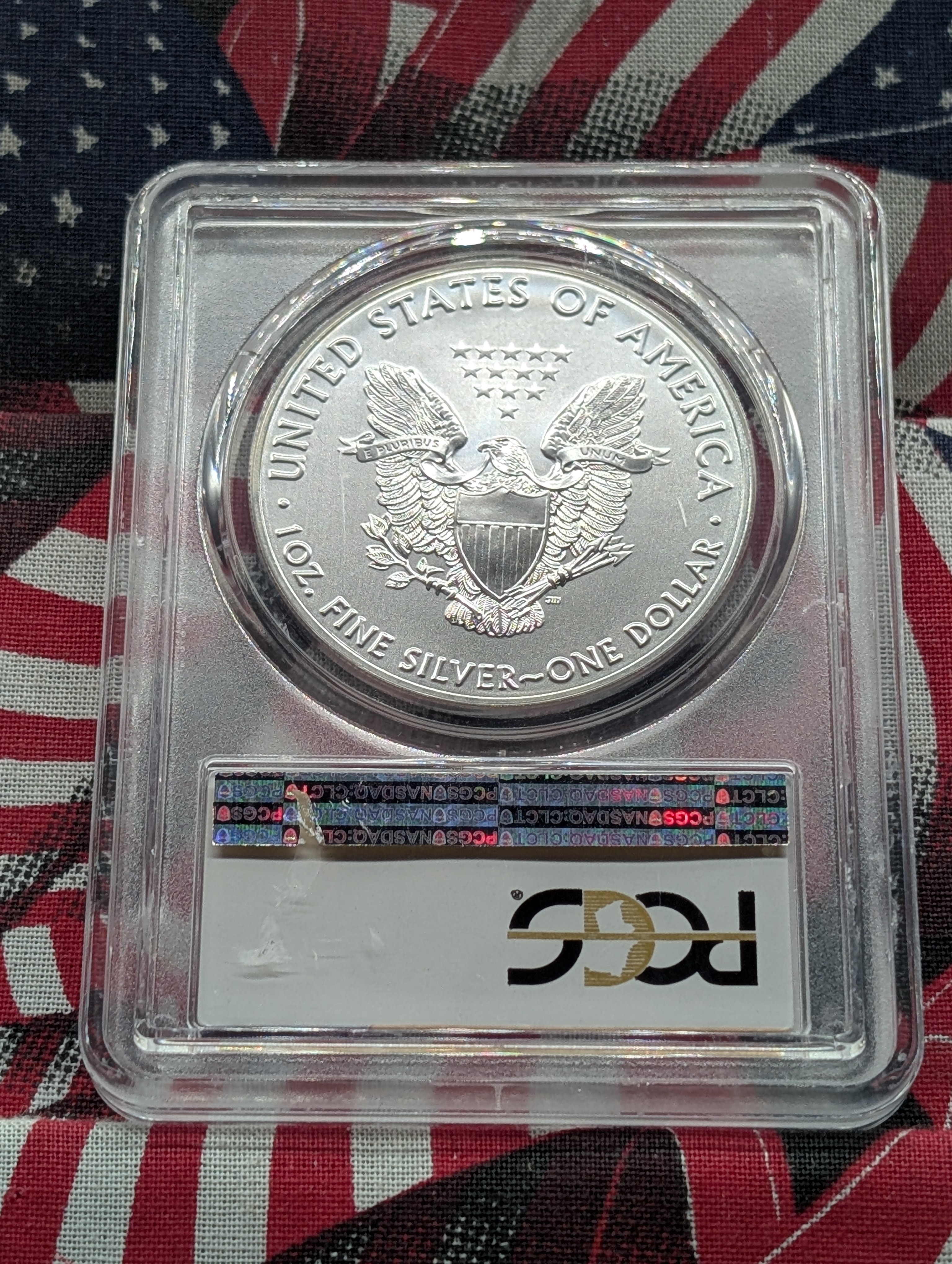 2017 American Silver Eagle - PCGS BRILLIANT UNC, .999 Fine Silver, One Troy Ounce