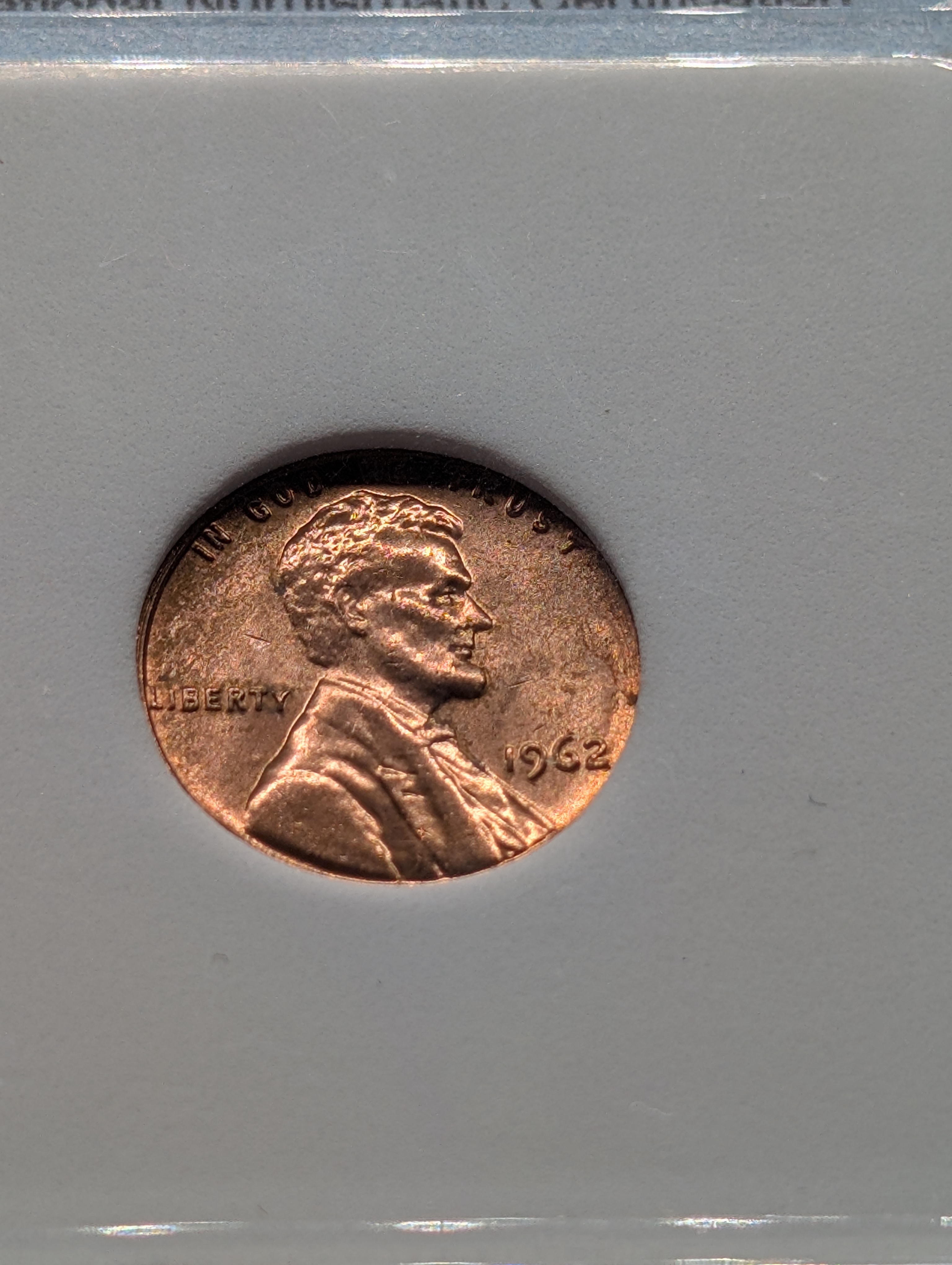 1962-P Lincoln Memorial Cent - NNC Cert. MS67+RED