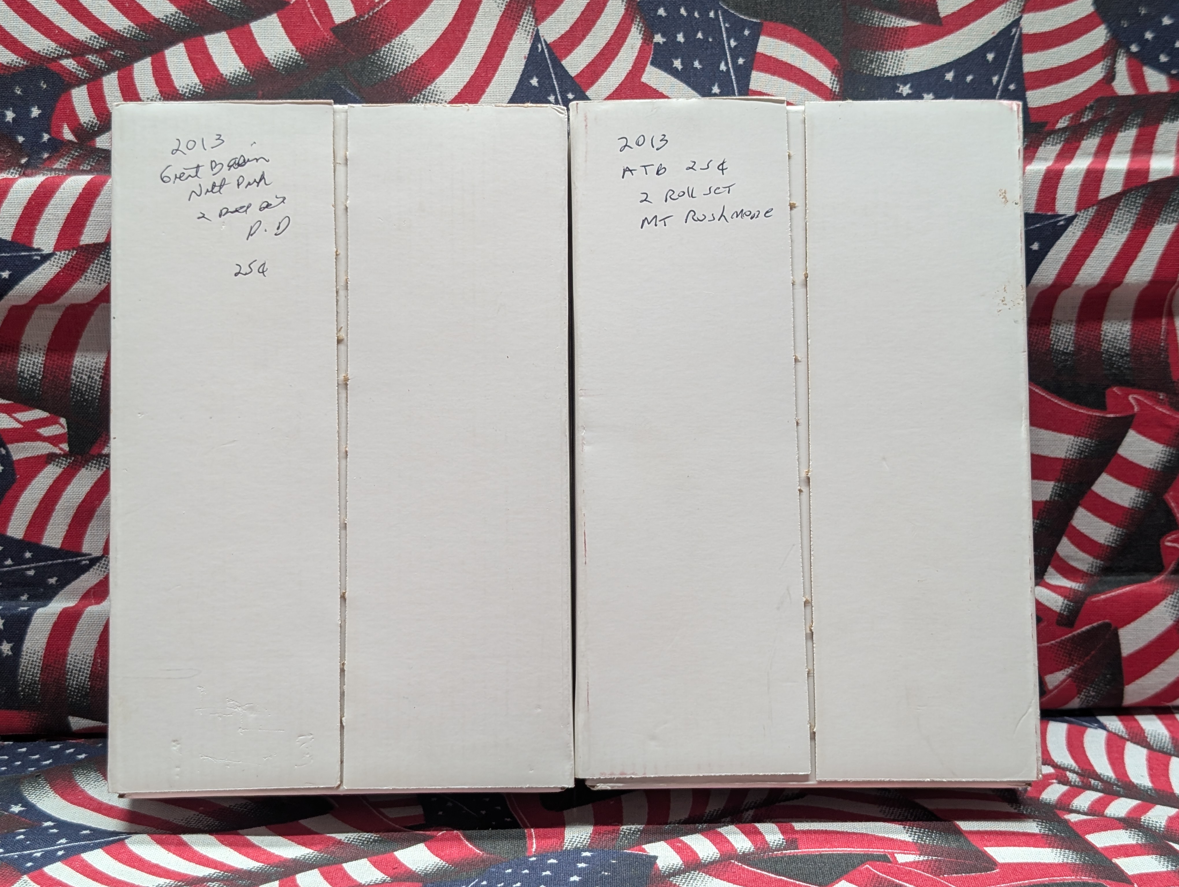 U.S. Mint Rolls of 2013-P&D Mount Rushmore National Memorial & Great Basin - National Park Quarters in Sealed OGP (2 PCS - 4 Rolls)