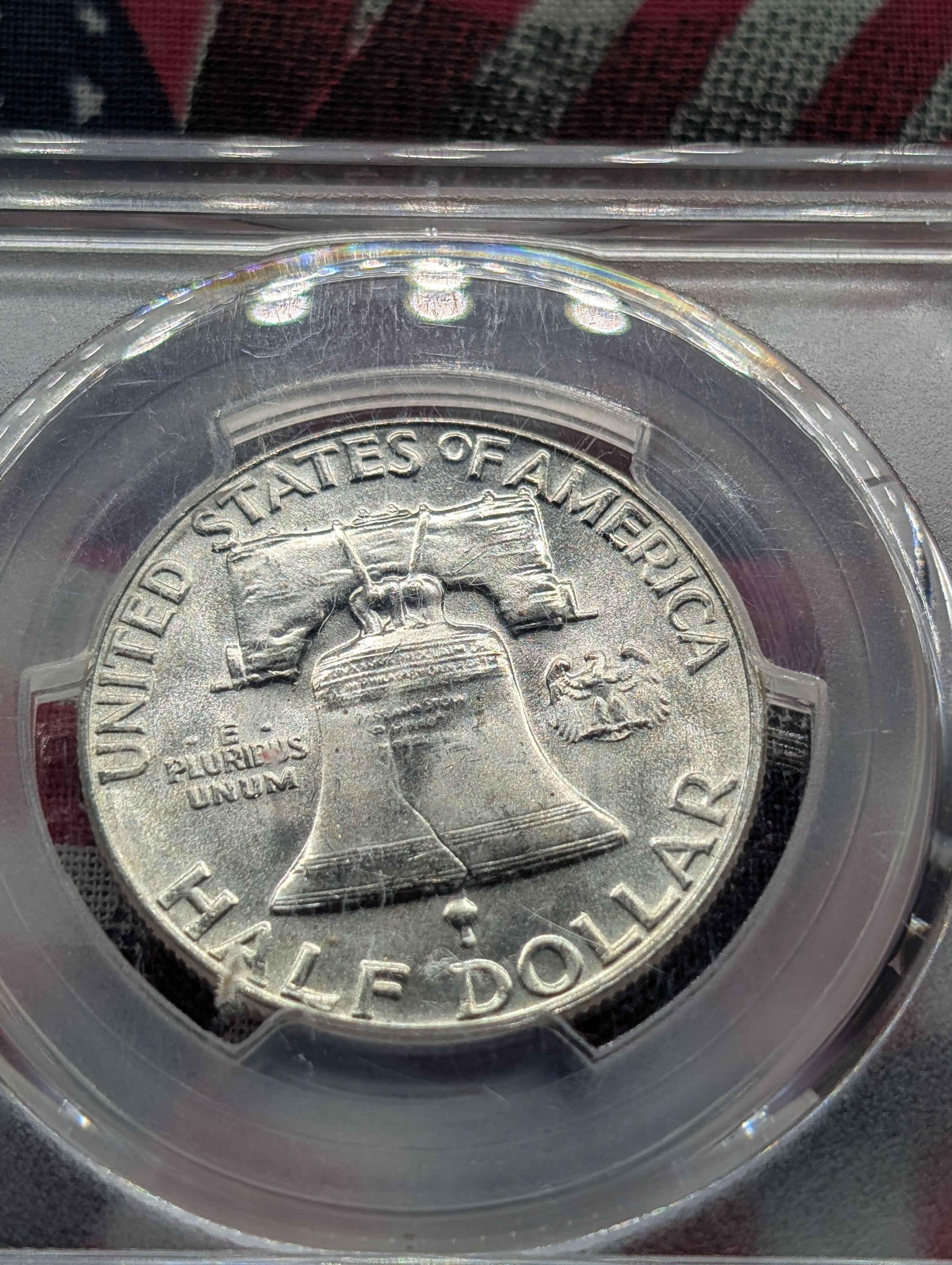 1962-P Franklin 90% Silver Half Dollar - PCGS MS64 FBL