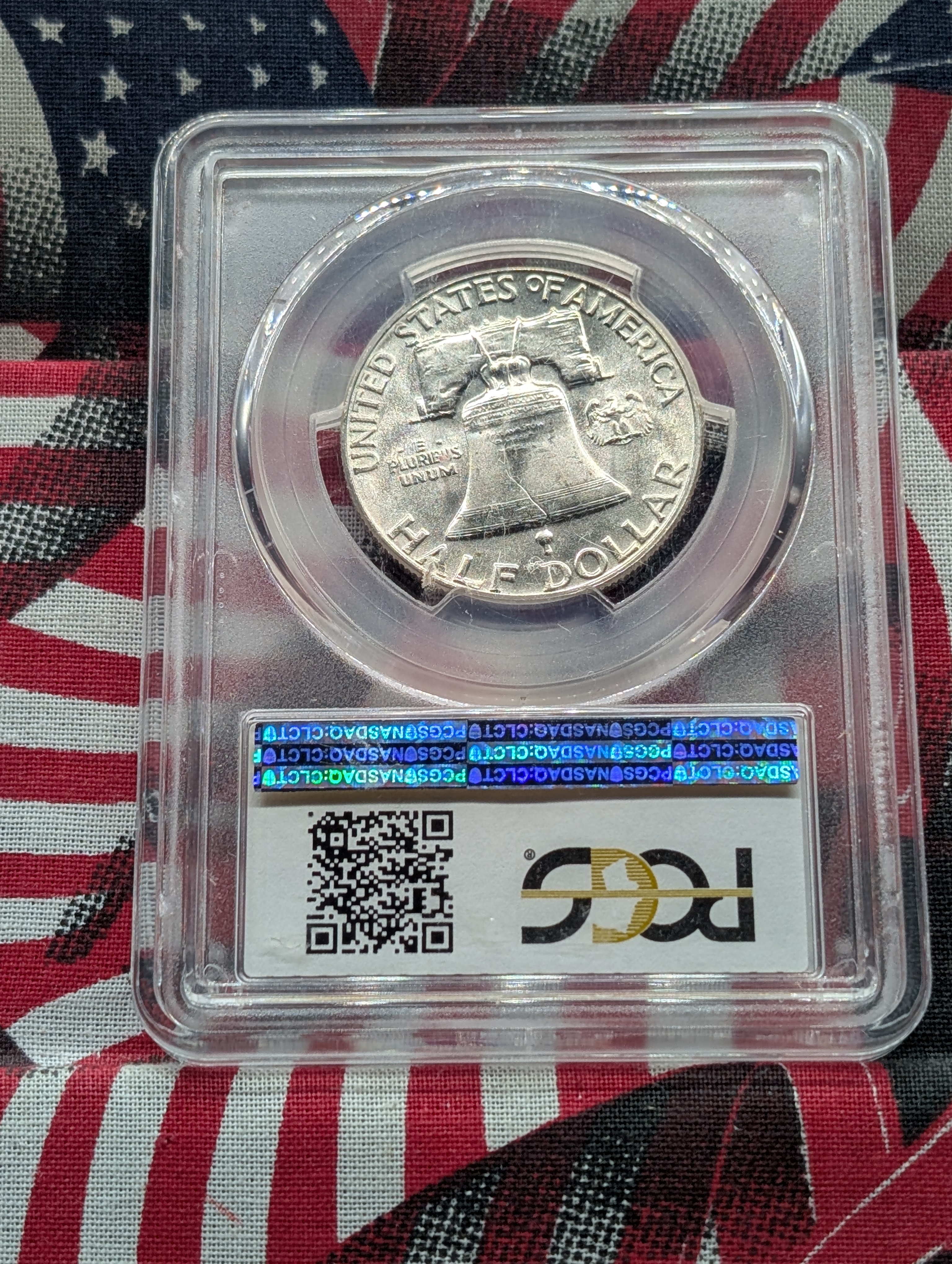 1962-P Franklin 90% Silver Half Dollar - PCGS MS64 FBL
