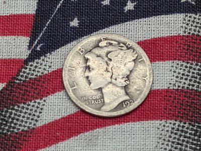 1921-D Mercury 90% Silver Dime Condition PLEASE NOTE Some coins may have a grade on the package 
