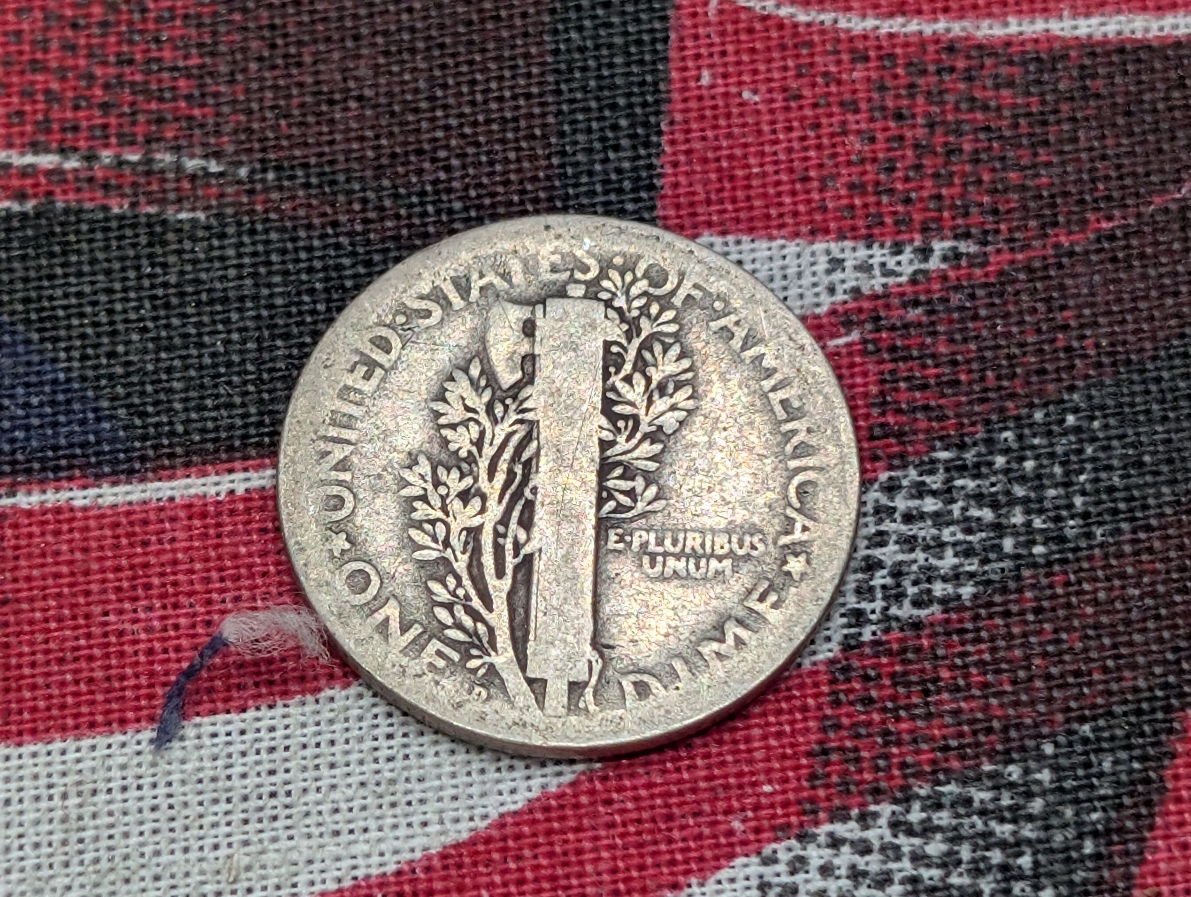 1921-D Mercury 90% Silver Dime