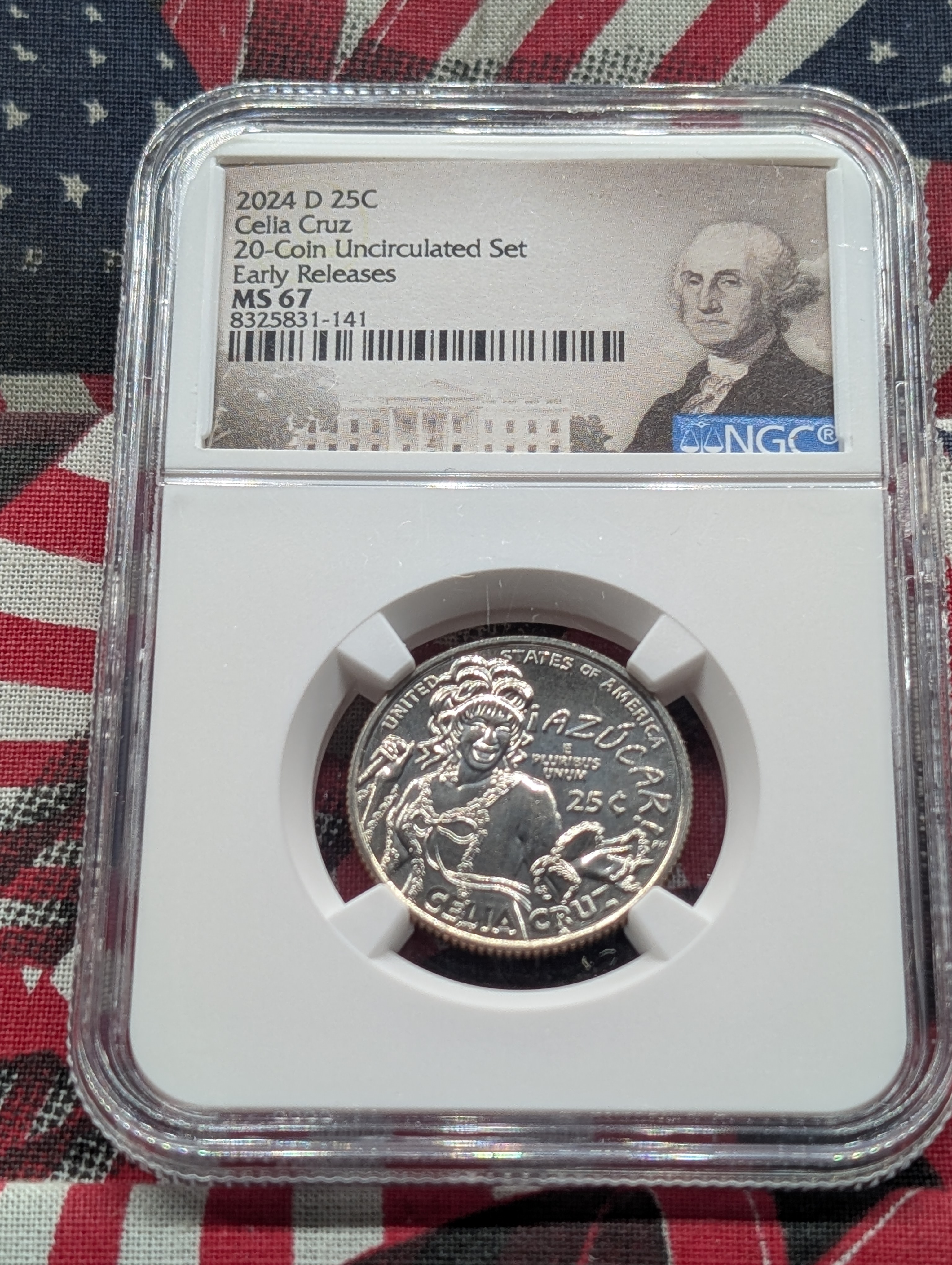 2024-D Celia Cruz Quarter - NGC MS67 - Early Release