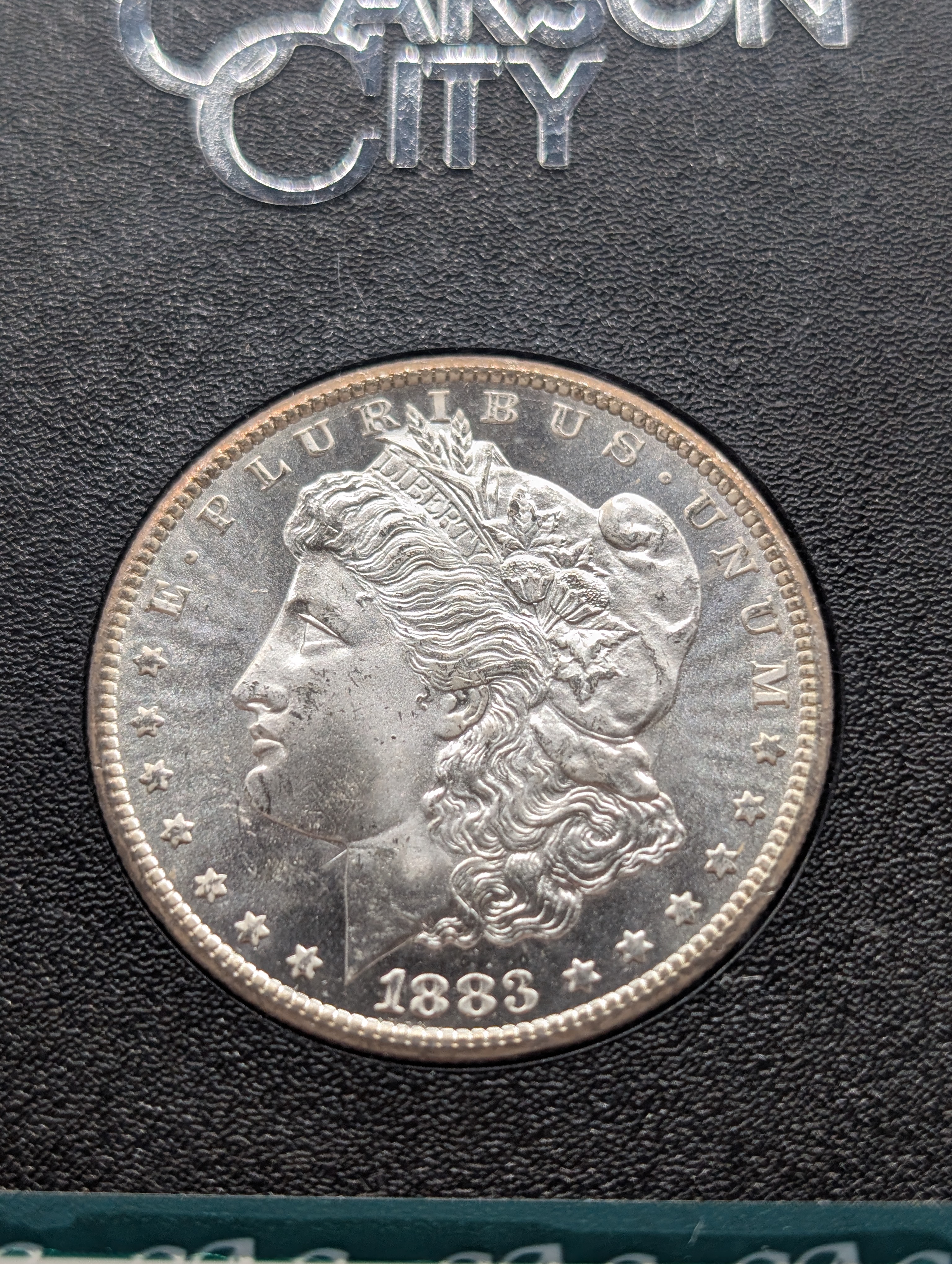 1883-CC Morgan Silver Dollar - CAC Cert. MS64 - GSA Treasure, No Box