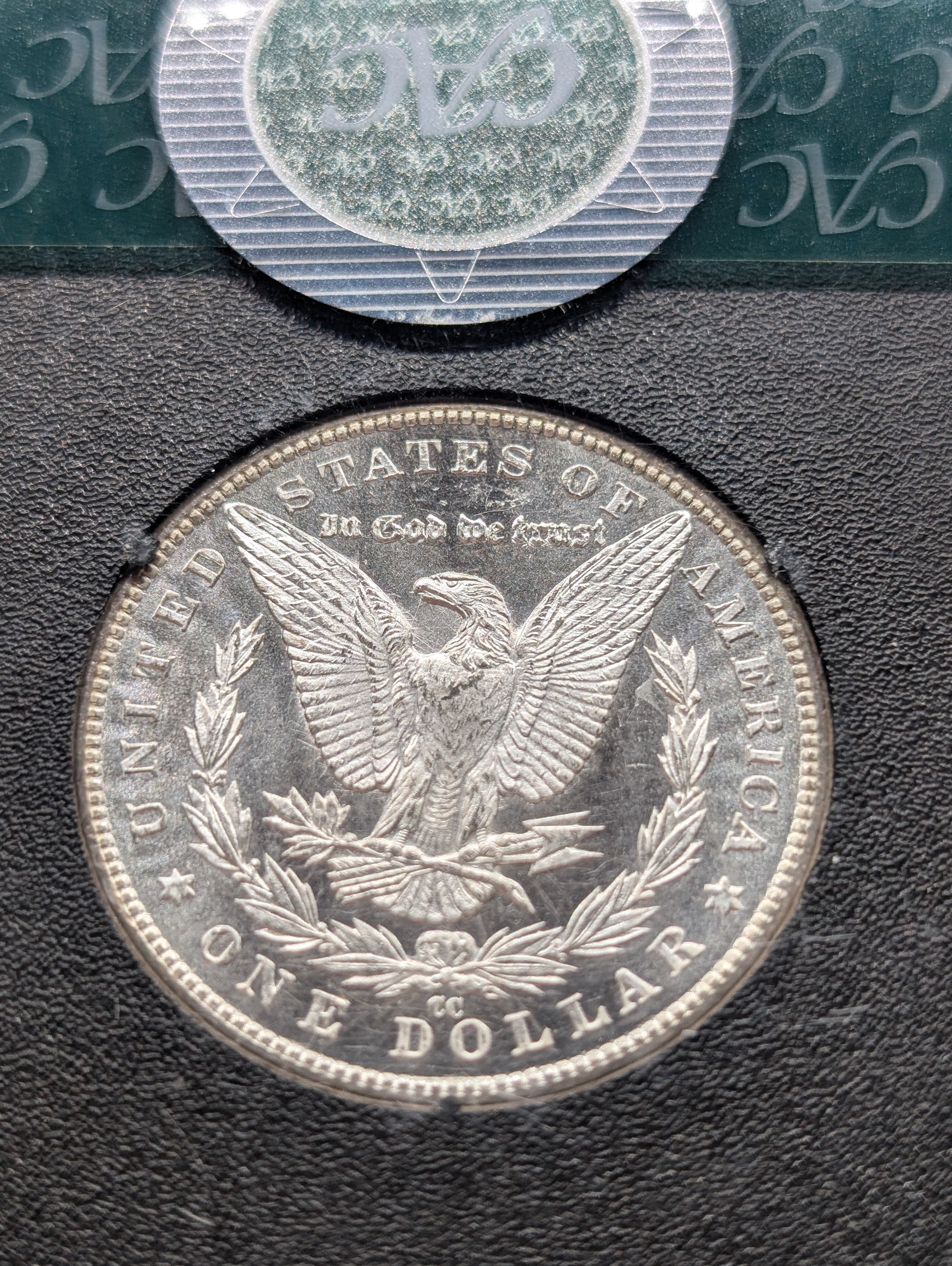 1883-CC Morgan Silver Dollar - CAC Cert. MS64 - GSA Treasure, No Box