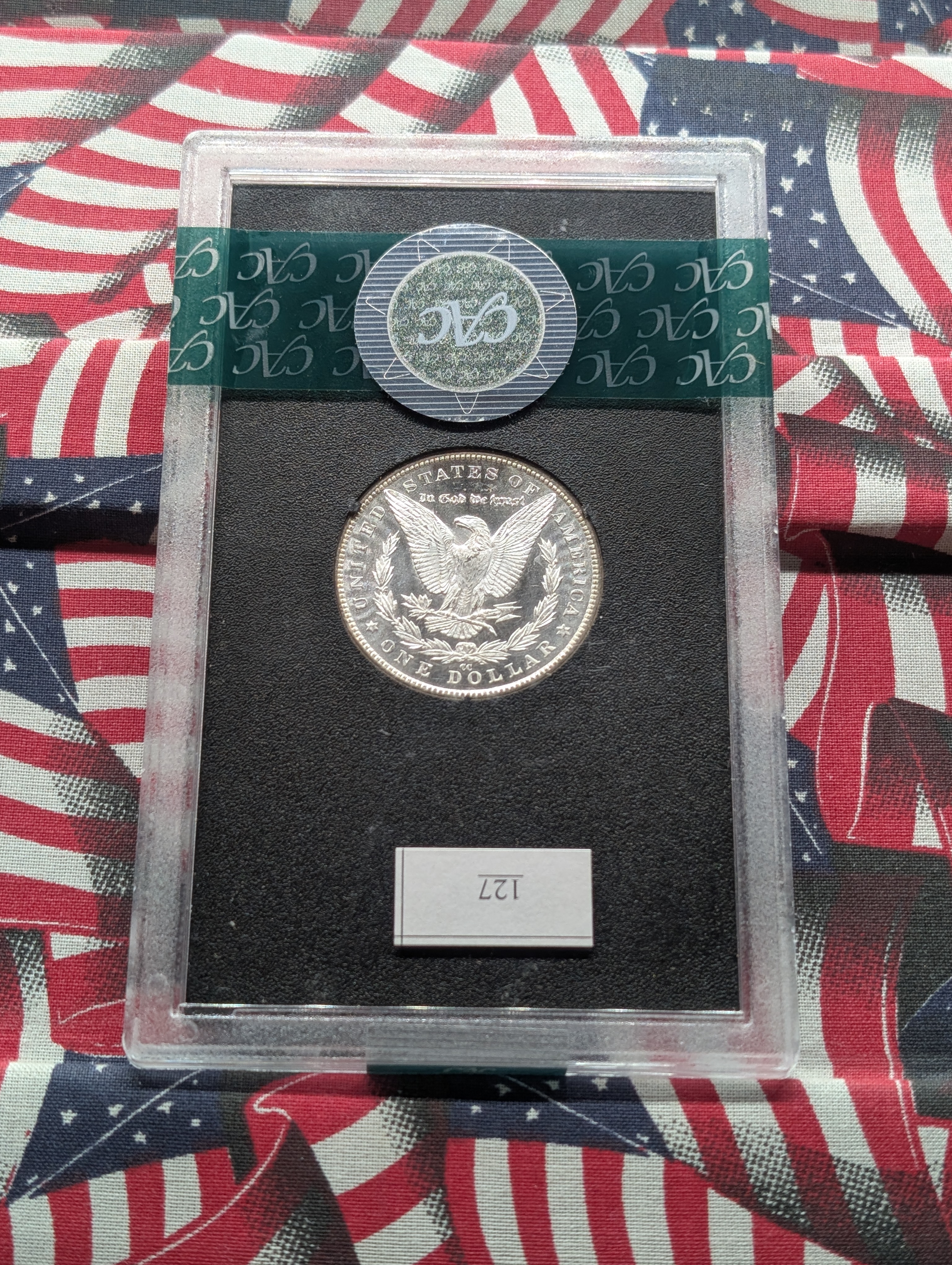 1883-CC Morgan Silver Dollar - CAC Cert. MS64 - GSA Treasure, No Box