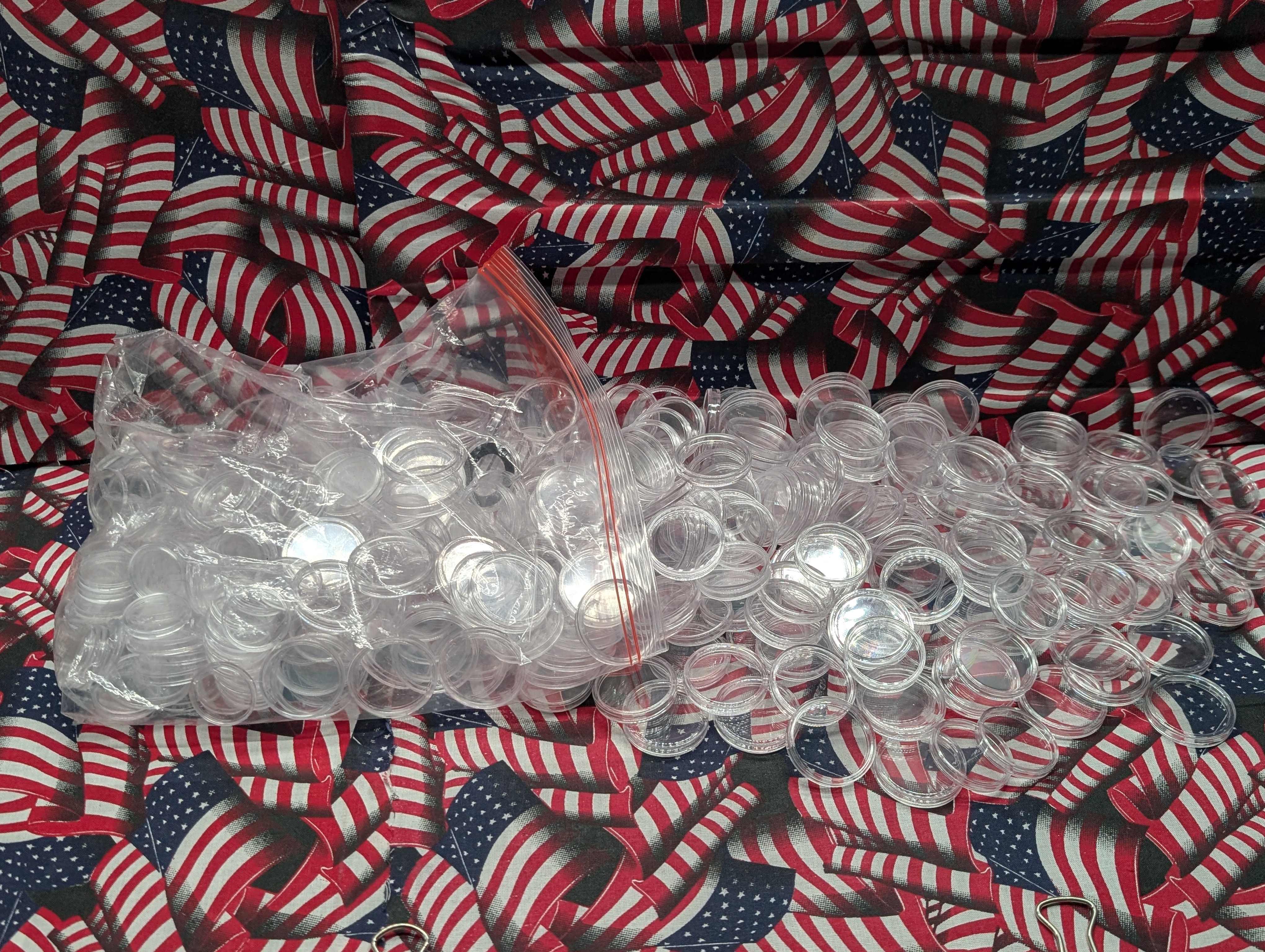 (300+) Various Sized Coin Collector Capsules - EMPTY