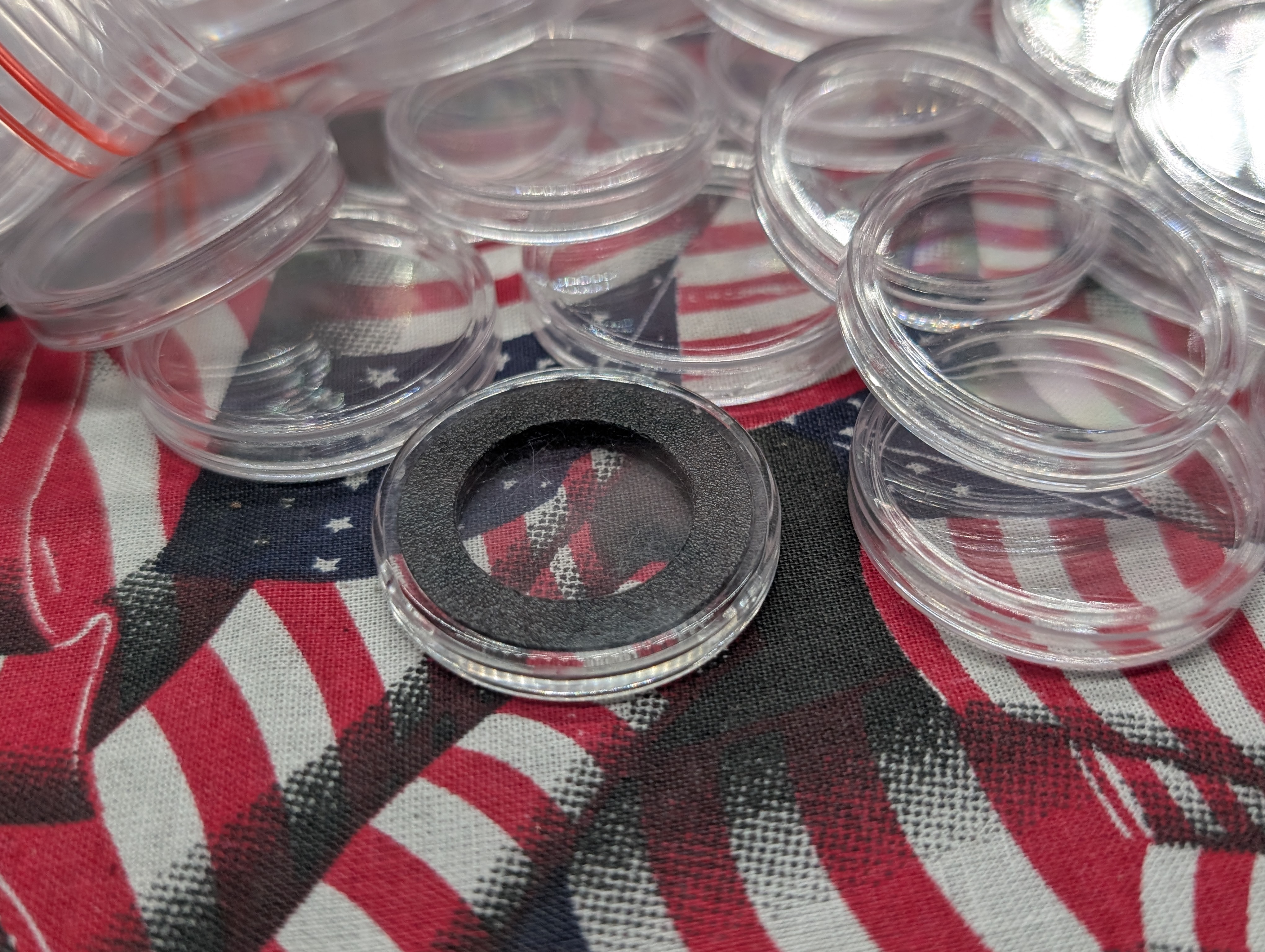 (300+) Various Sized Coin Collector Capsules - EMPTY
