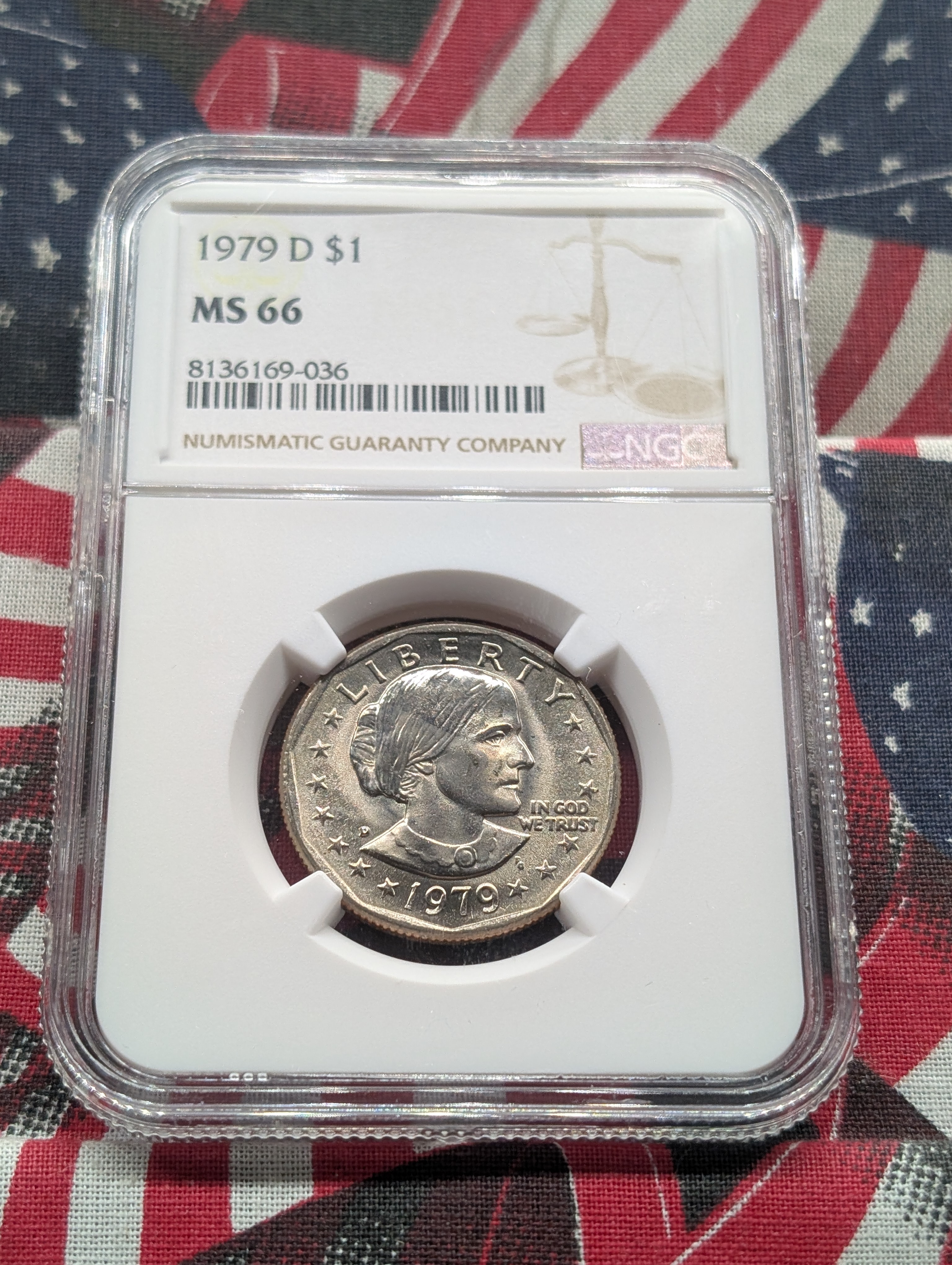 1979-D Susan B. Anthony Dollar - NGC MS66