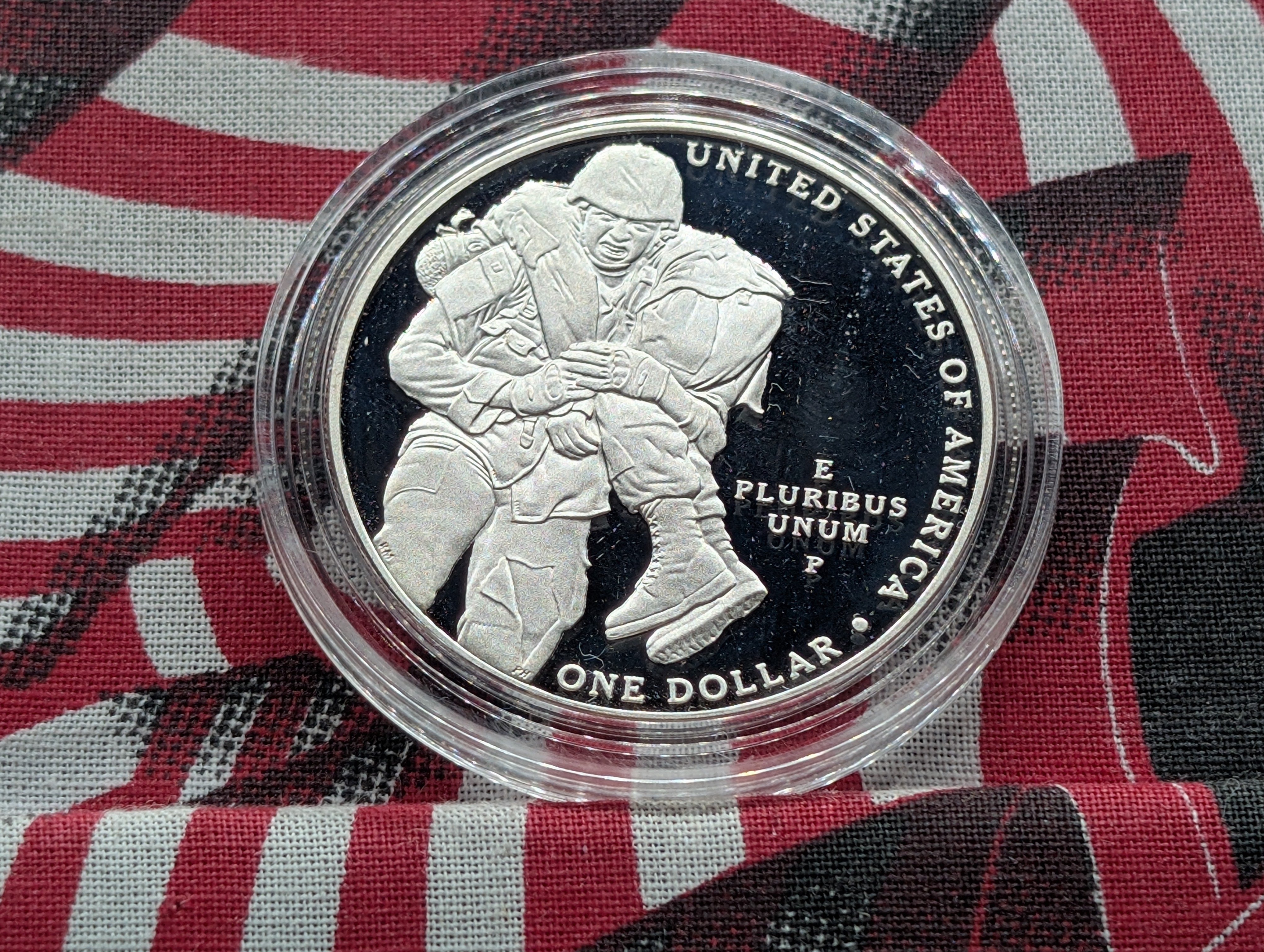 2011-P PROOF Medal of Honor Commemorative Silver Dollar in Government Capsule