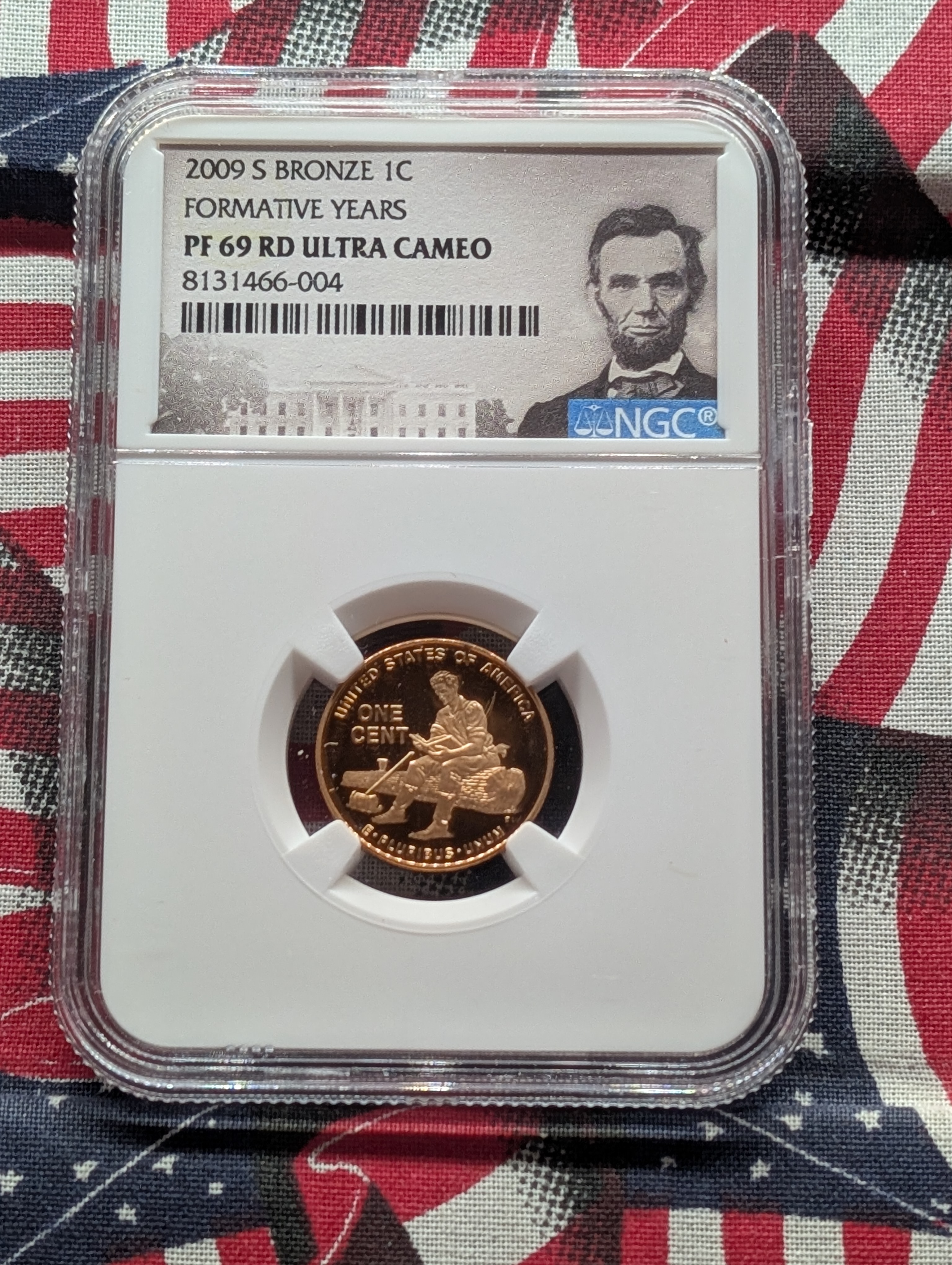 2009-S PROOF Bronze Lincoln Formative Years Cent - NGC PF69 RD ULTRA CAMEO
