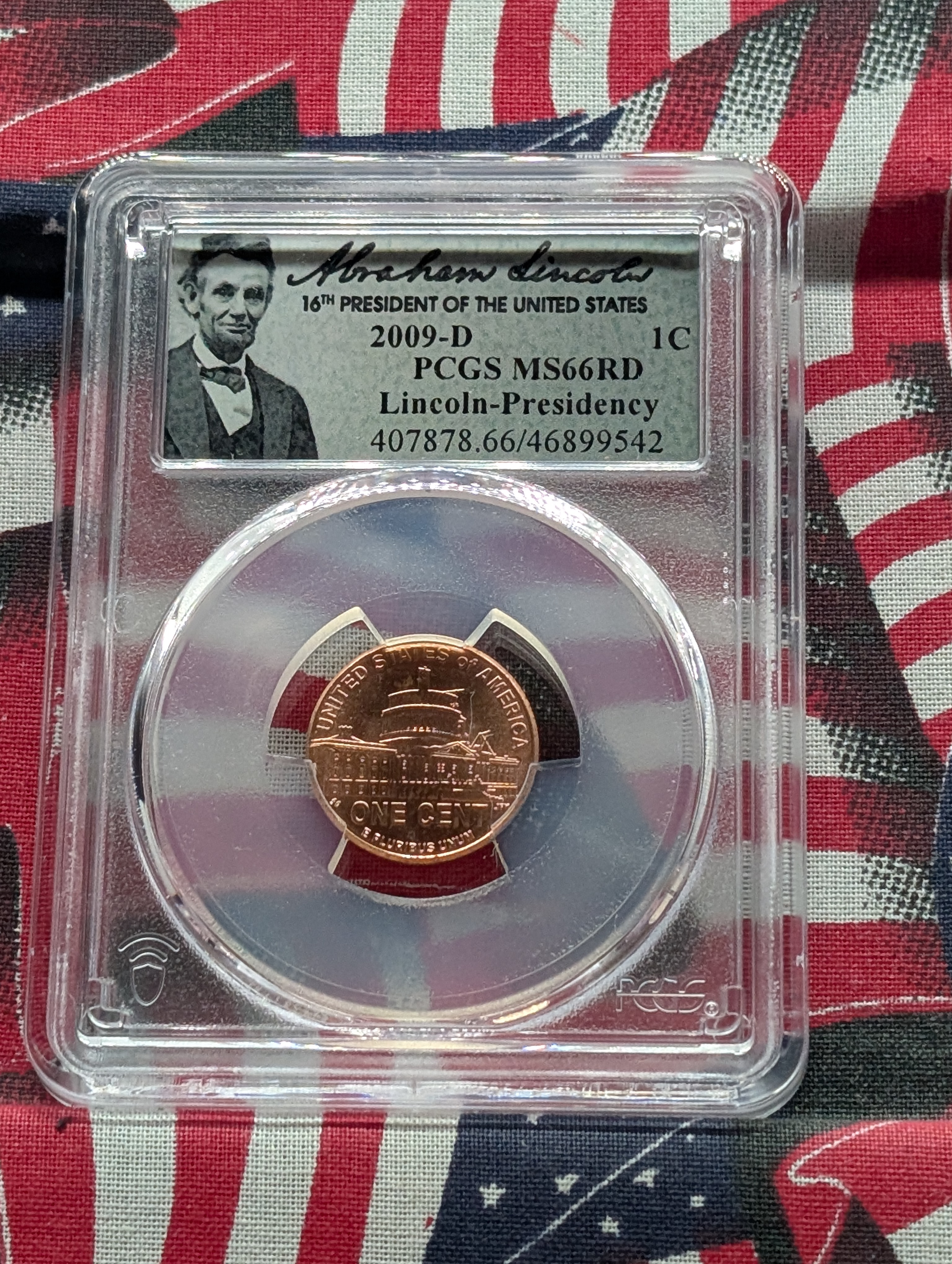 2009-D Lincoln Presidency Cent - PCGS MS66 RD