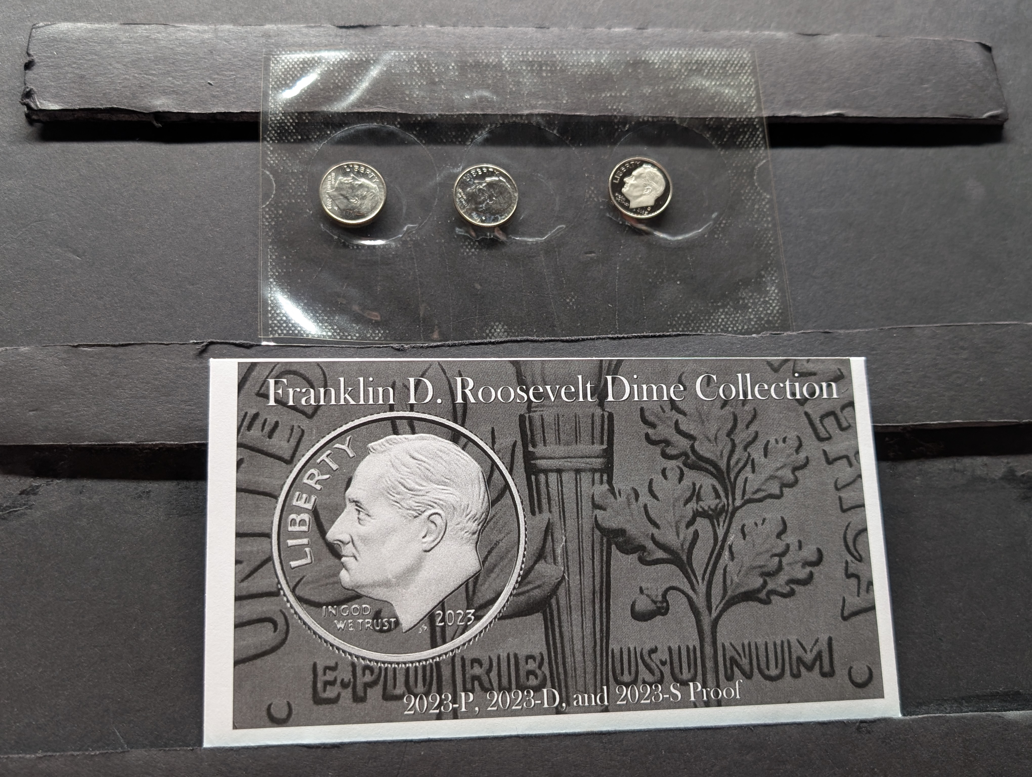 2023 Franklin D. Roosevelt Dime Collection - P&D and S-Proof