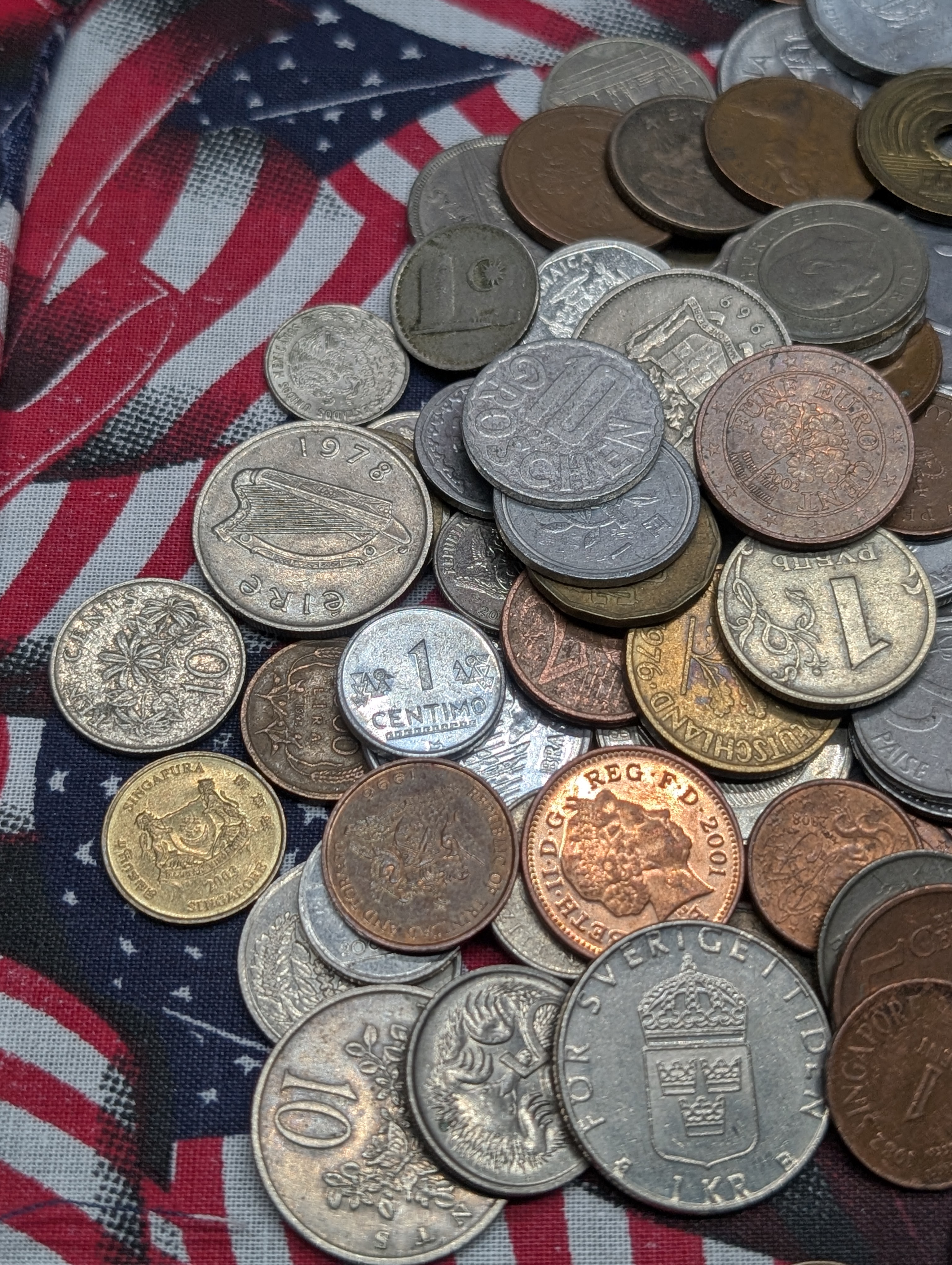 1.4 Lbs. of Various Vintage & Modern World Coins