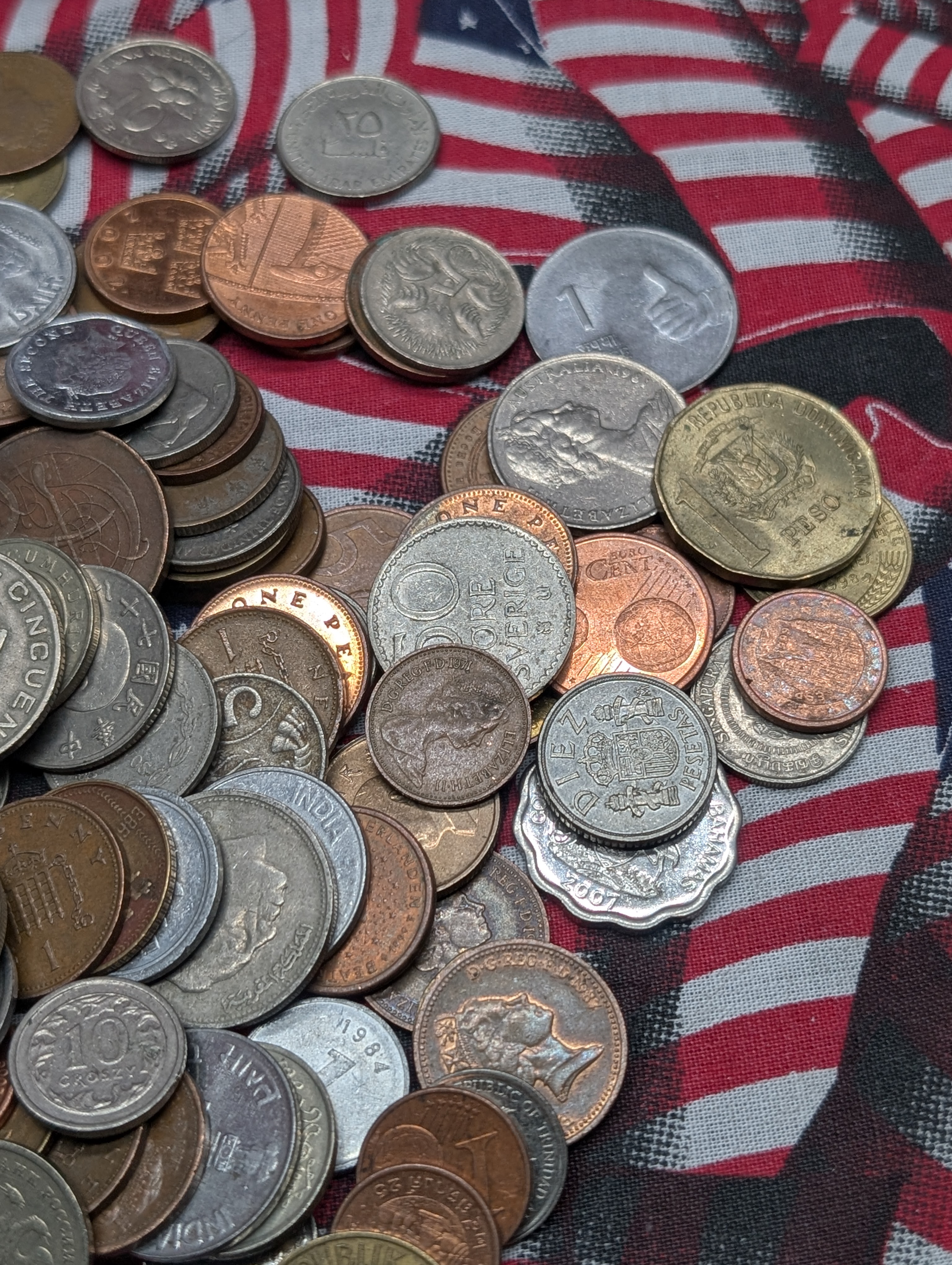 1.4 Lbs. of Various Vintage & Modern World Coins