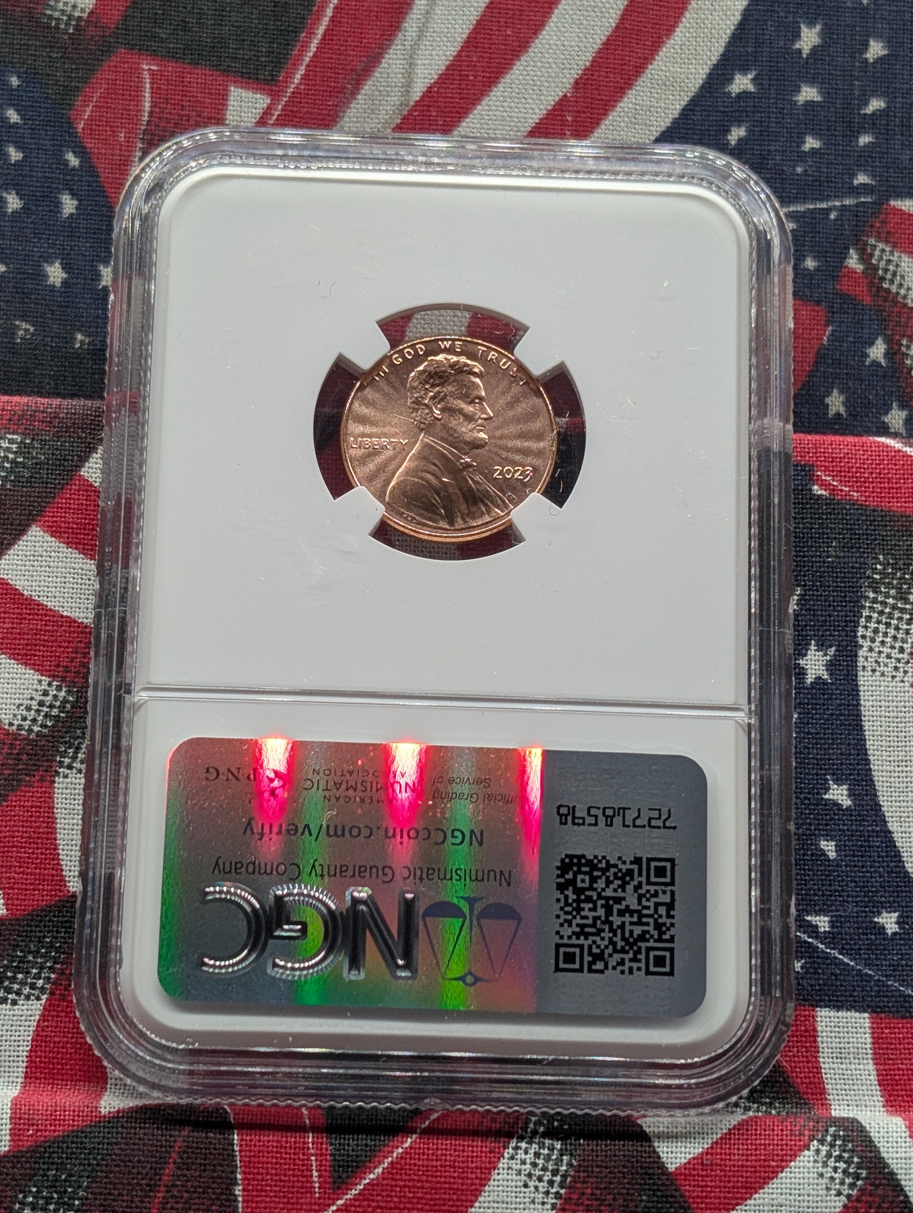 2023-P Lincoln Shield Cent - NGC MS68 RD - Early Release