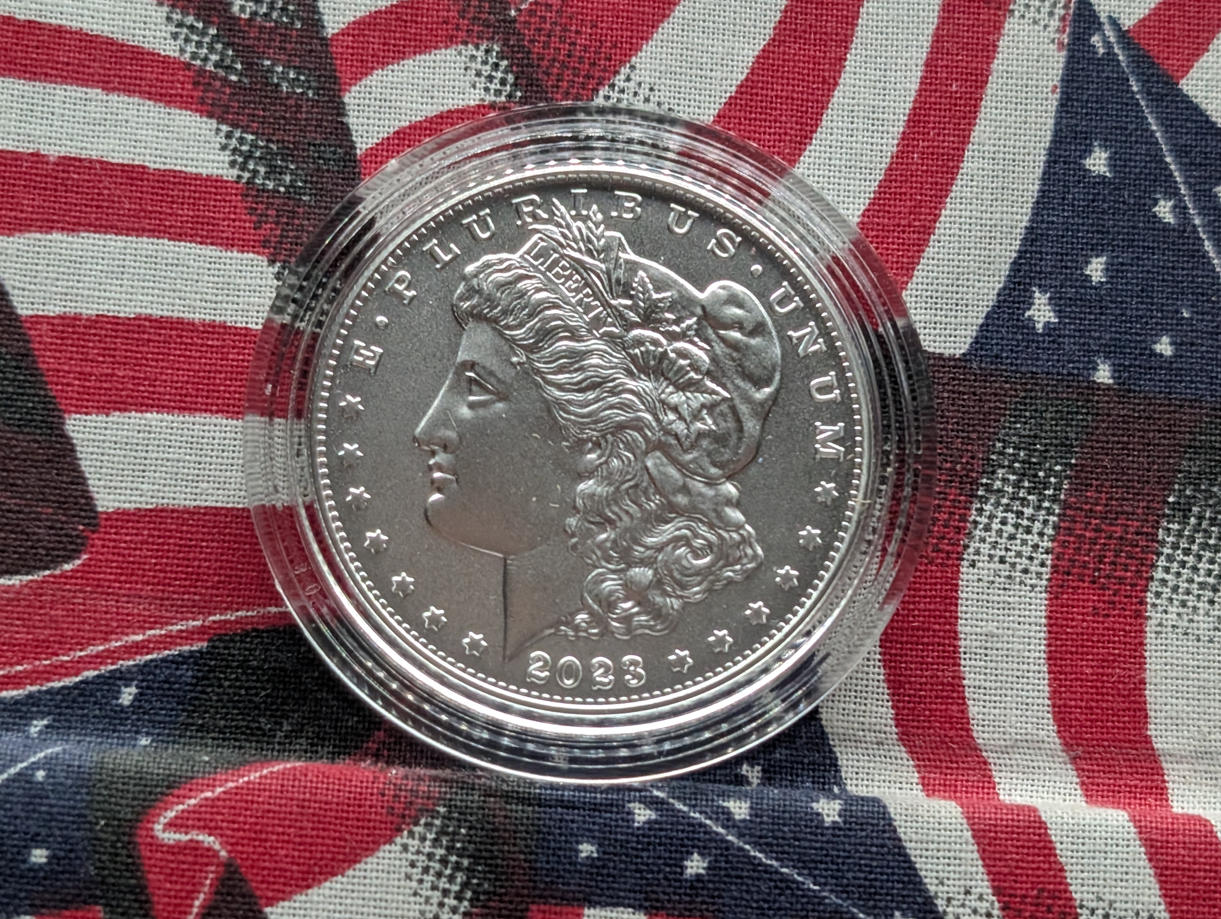 2023-P UNC Morgan Silver Dollar .999 Silver 0.859 Troy Ounce in OGP w/ COA