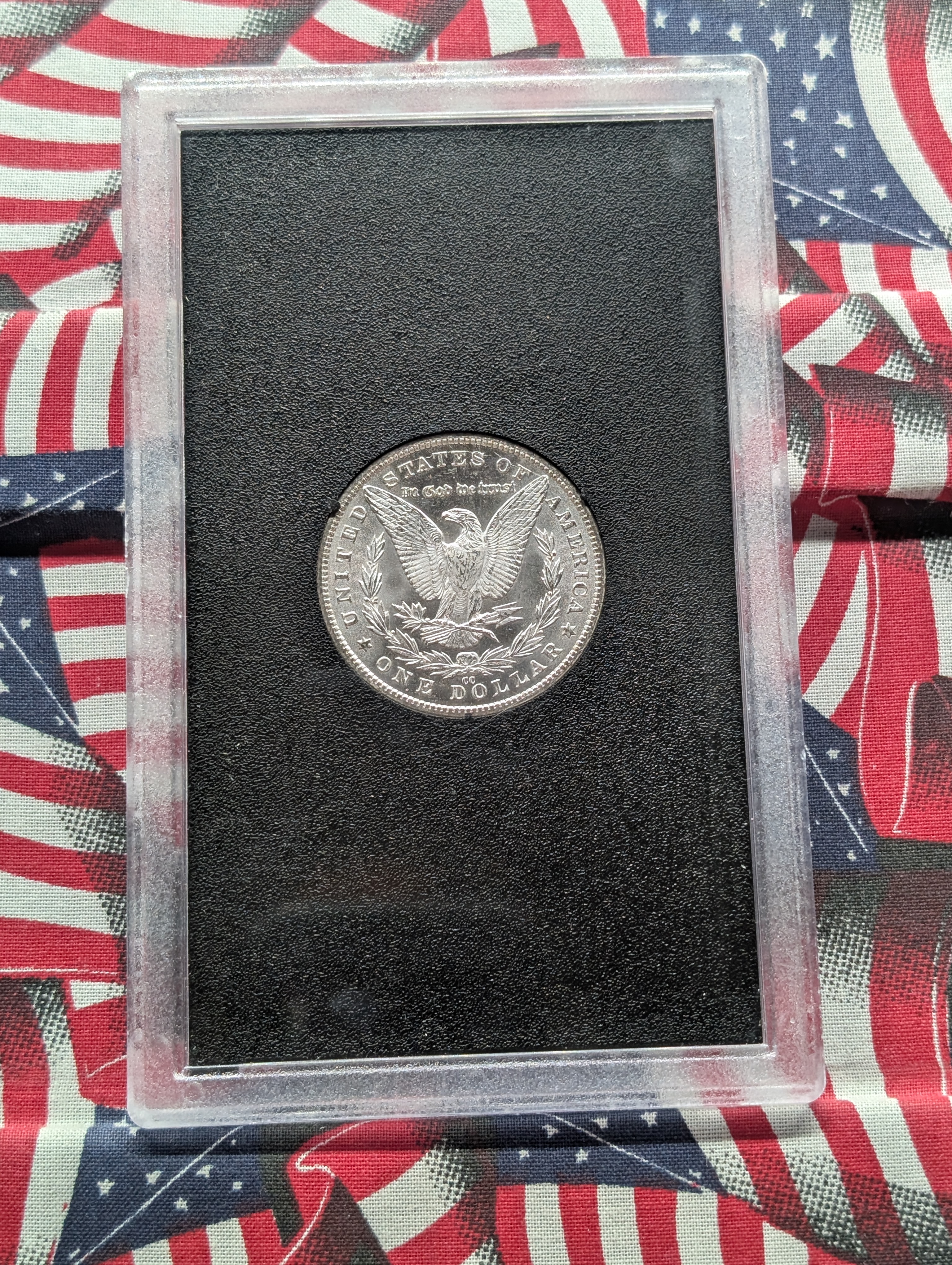1881-CC Morgan Uncirculated Silver Dollar - Slabbed In a GSA Type Package - No Box