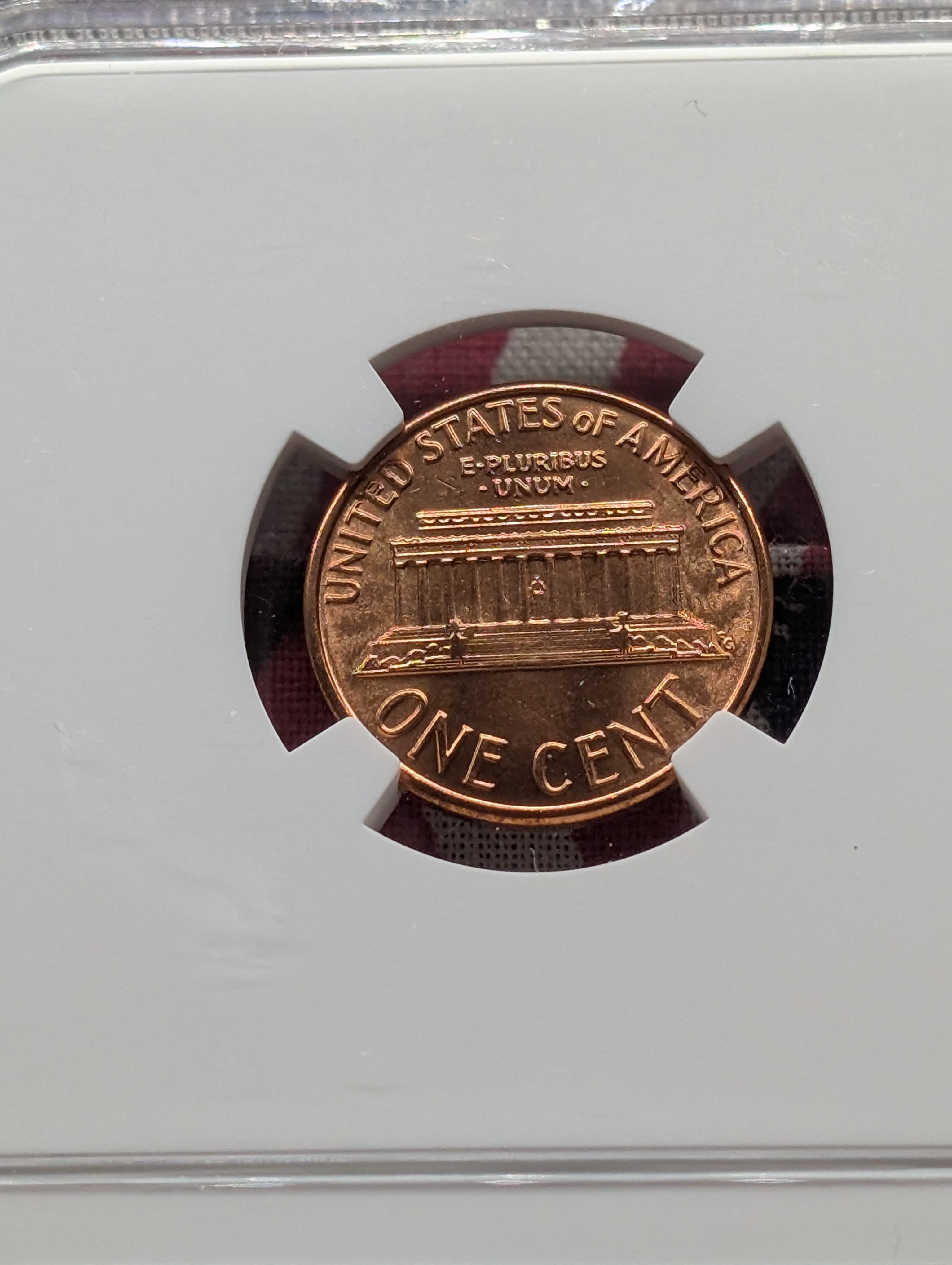 1987-P Lincoln Memorial Cent - NGC MS68 RD