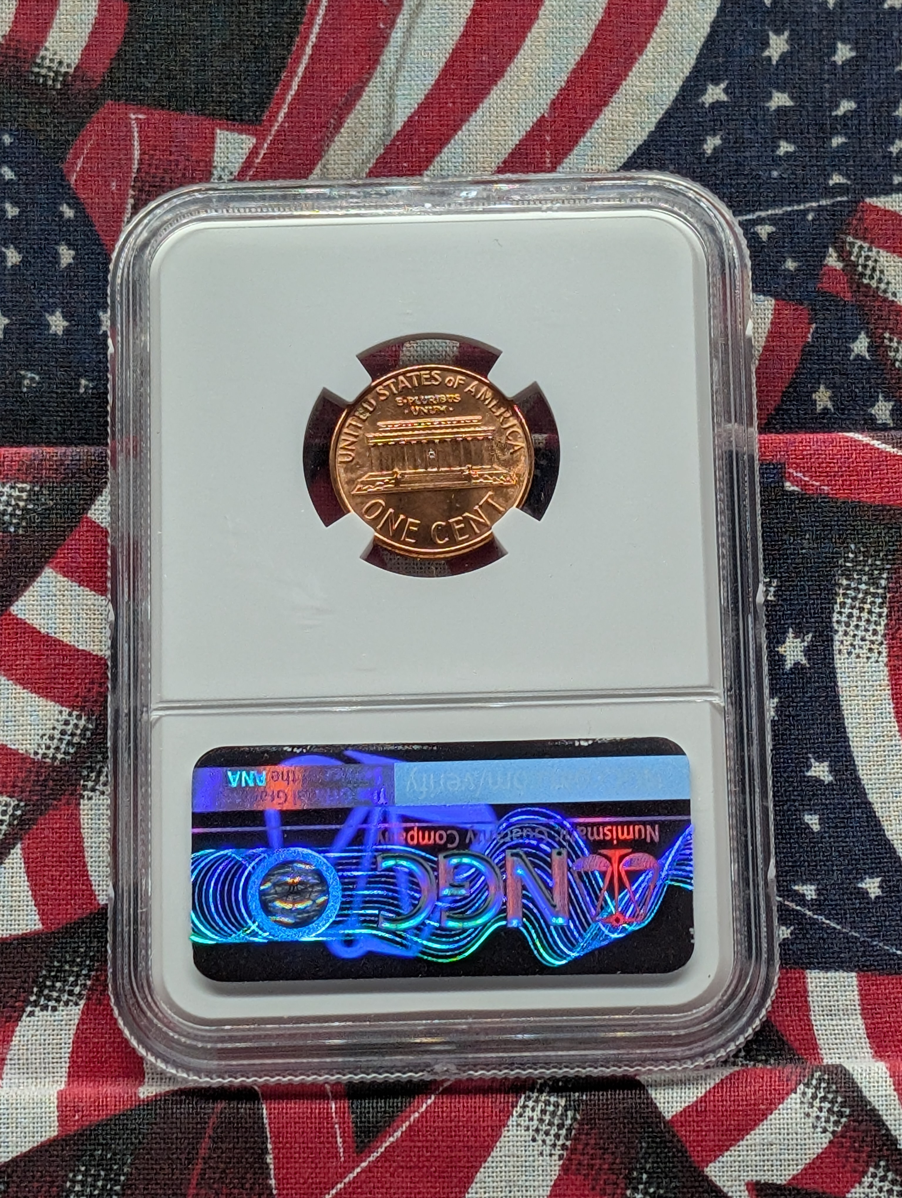 1987-P Lincoln Memorial Cent - NGC MS68 RD