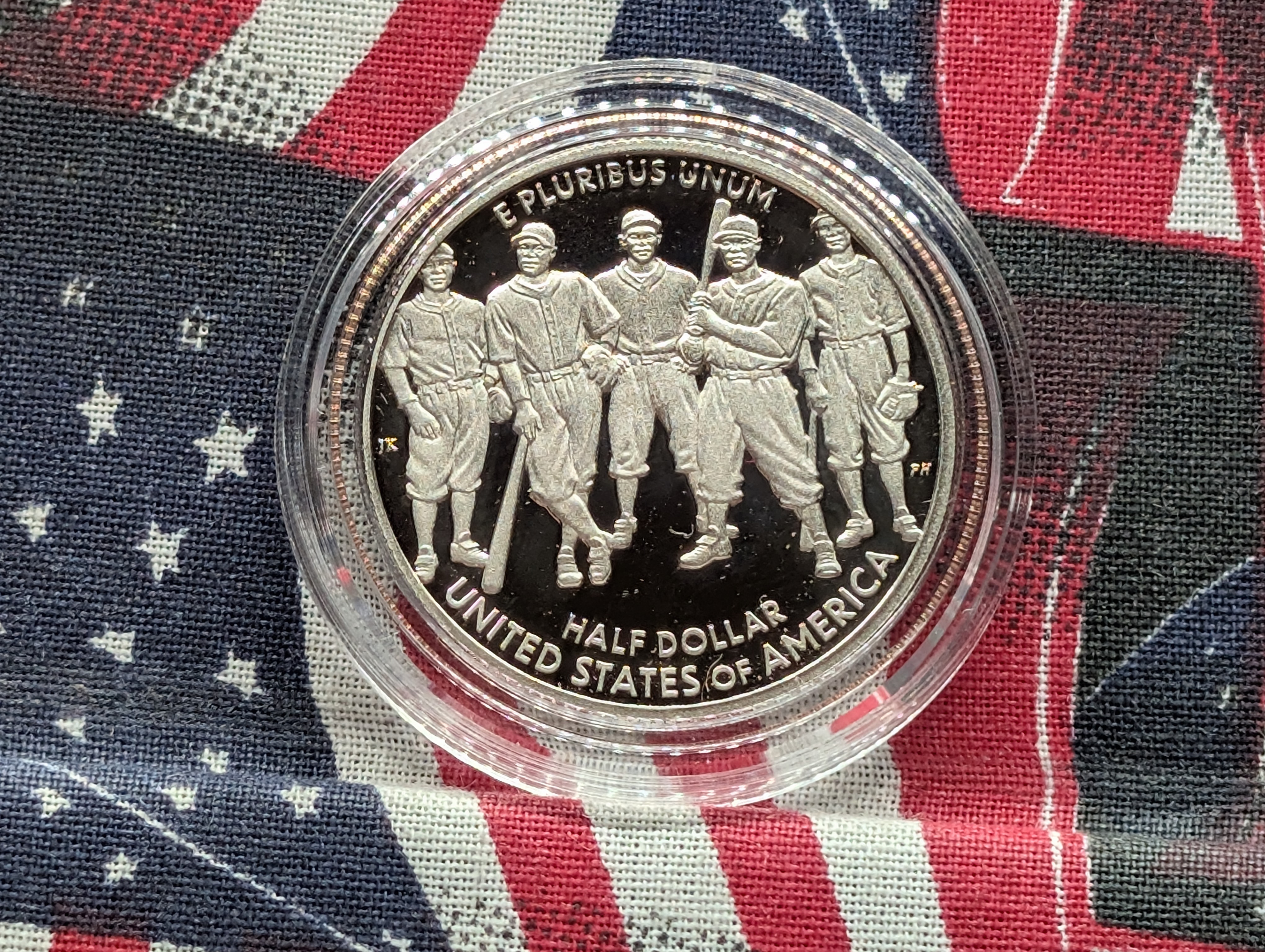 2022-S PROOF Negro Leagues Baseball Commemorative Half Dollar in Government Capsule