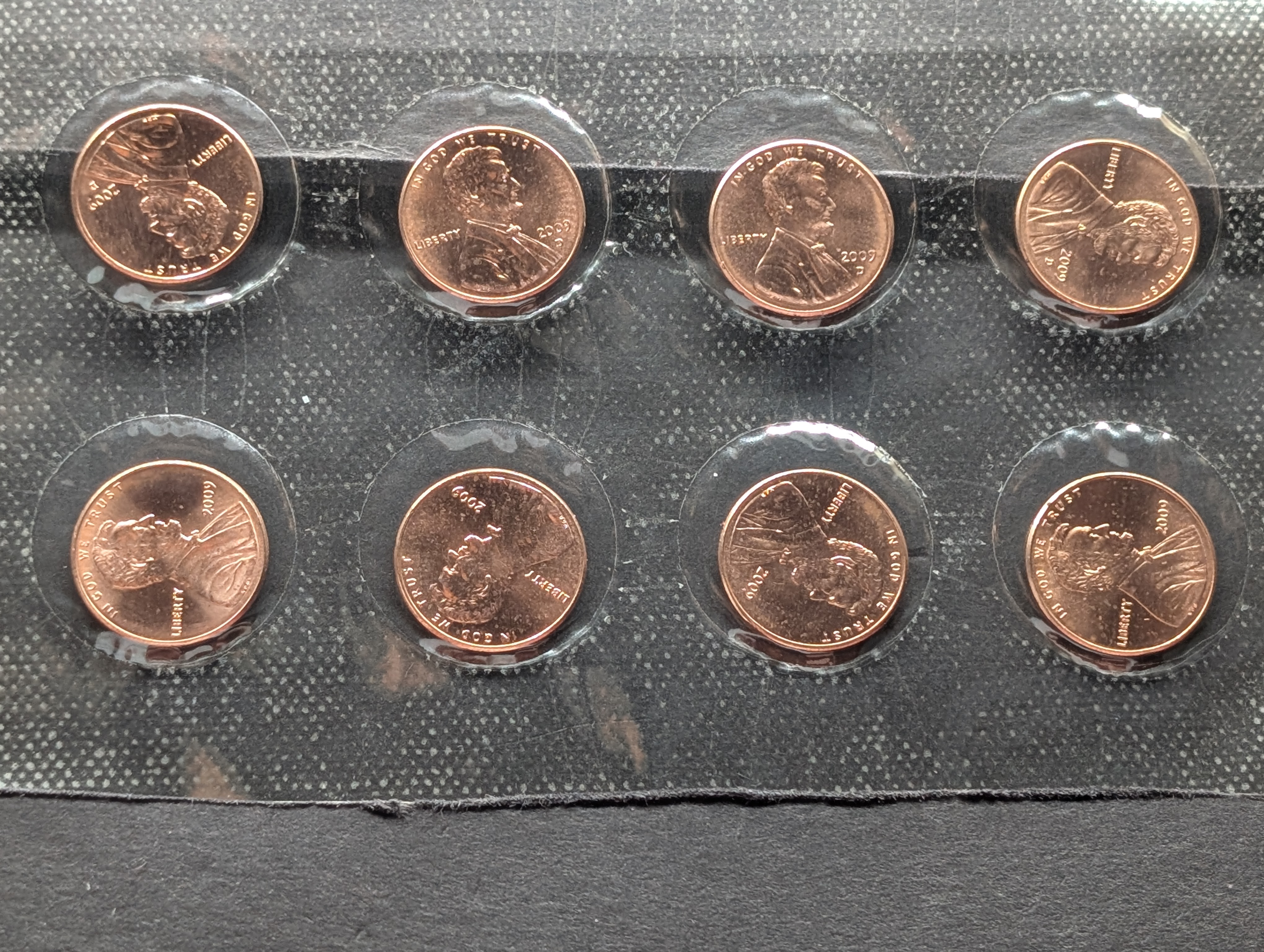 2009-P&D Lincoln Bicentennial UNC Cent 8- Coin Set