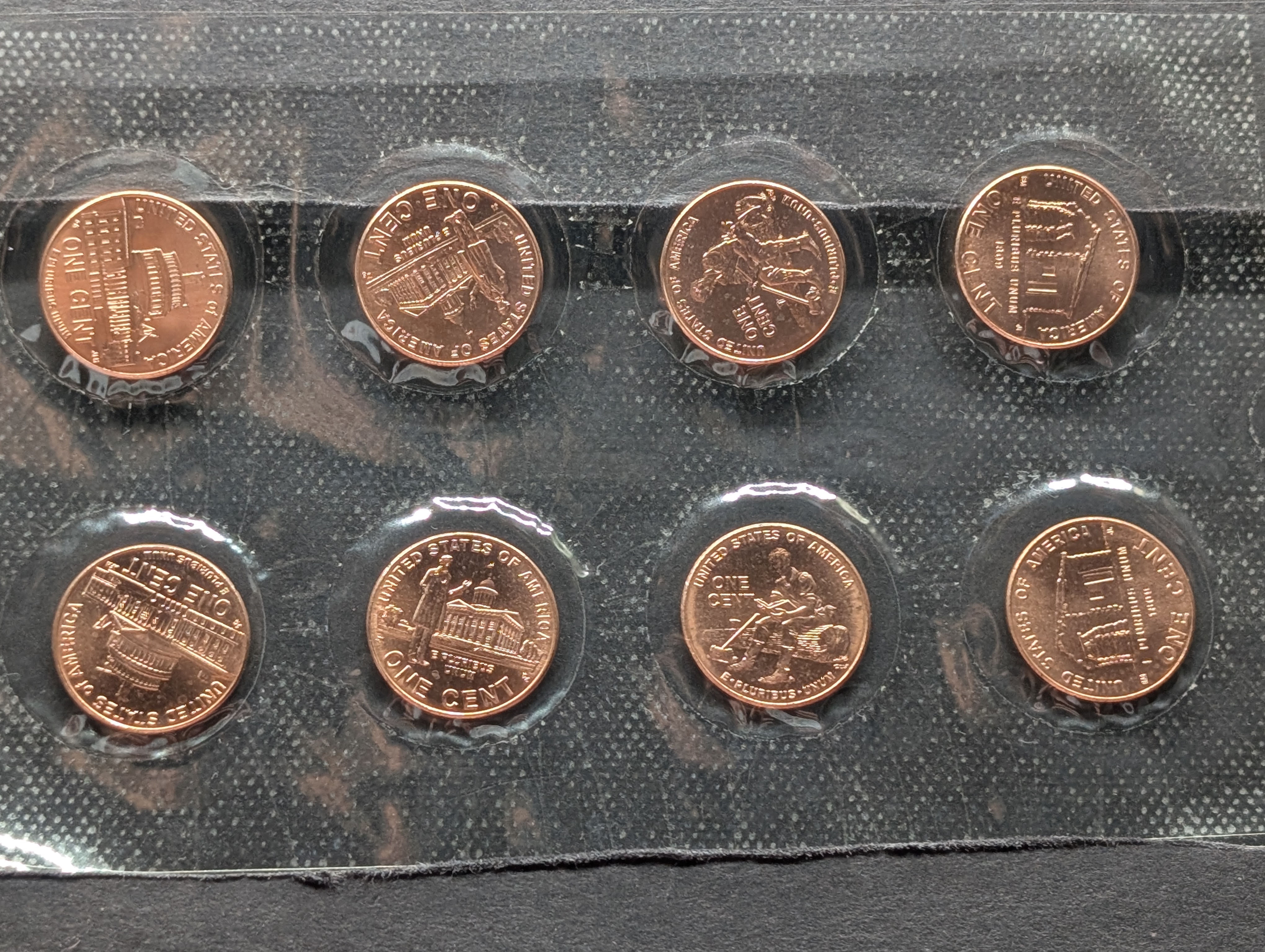 2009-P&D Lincoln Bicentennial UNC Cent 8- Coin Set
