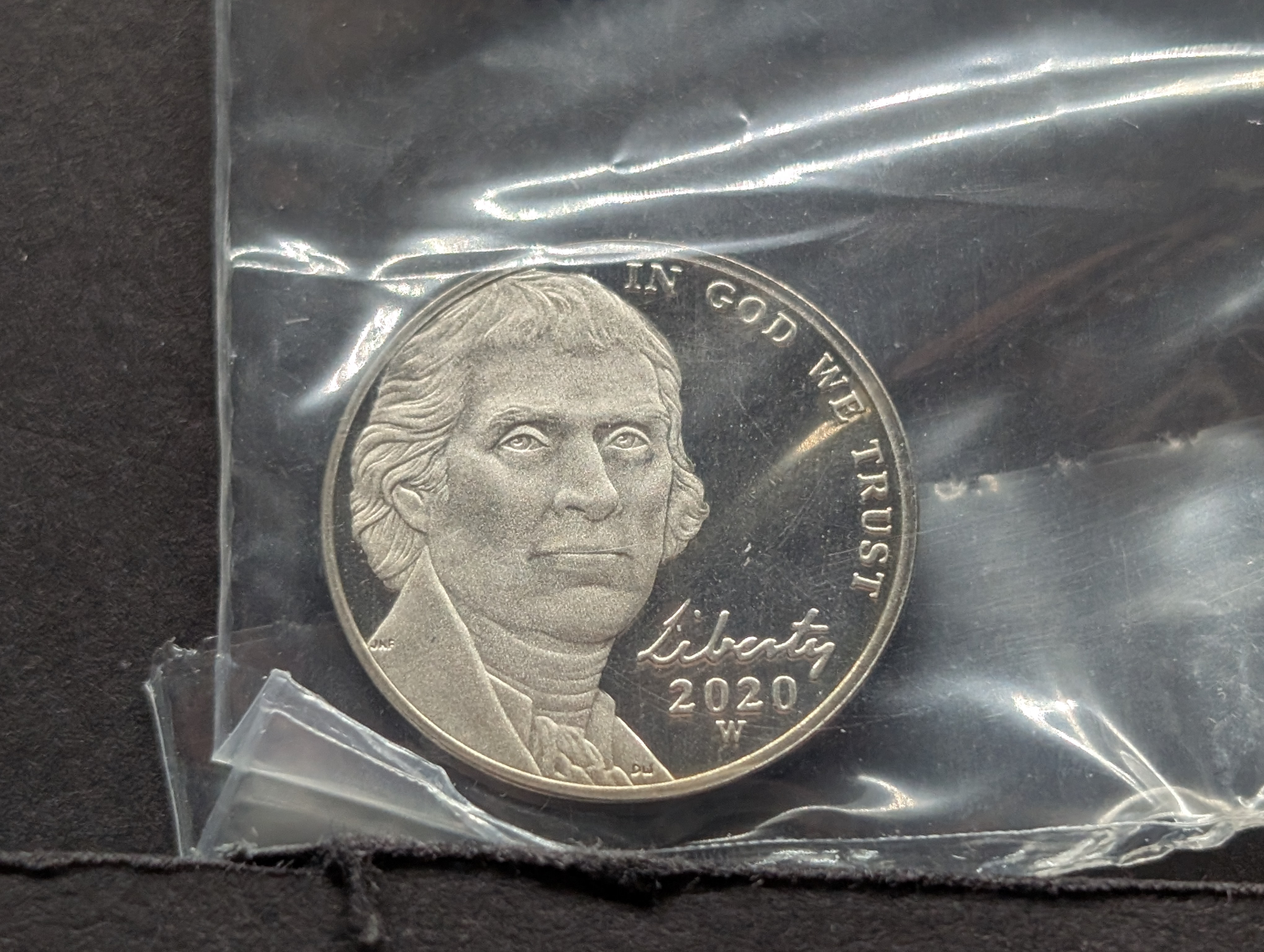 2020 West Point Special Edition Proof Jefferson Nickel in OGP w/ COA