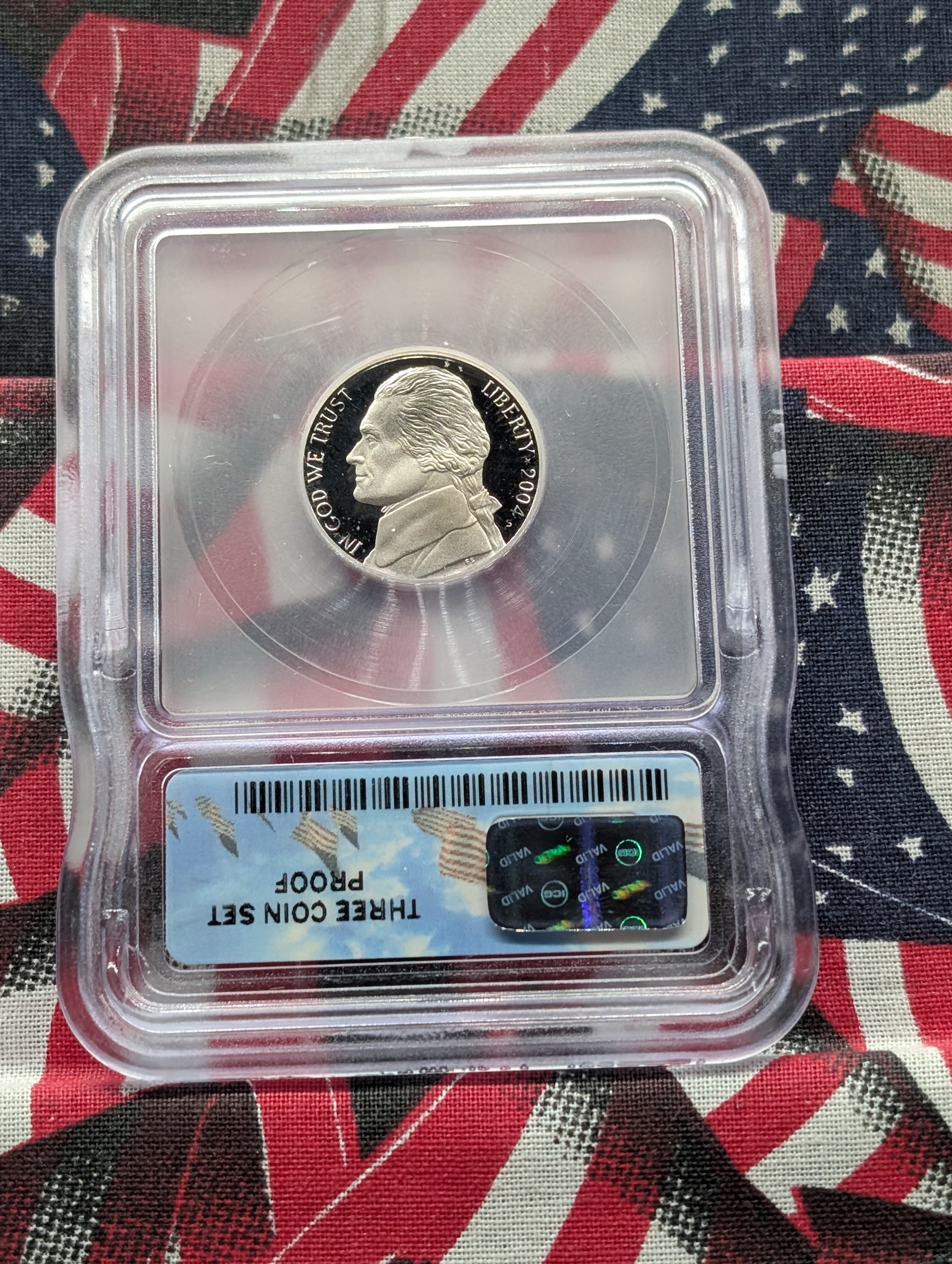 2004-S PROOF Jefferson Keelboat Nickel - ICG Cert, PR70 DCAM - First Day of Issue