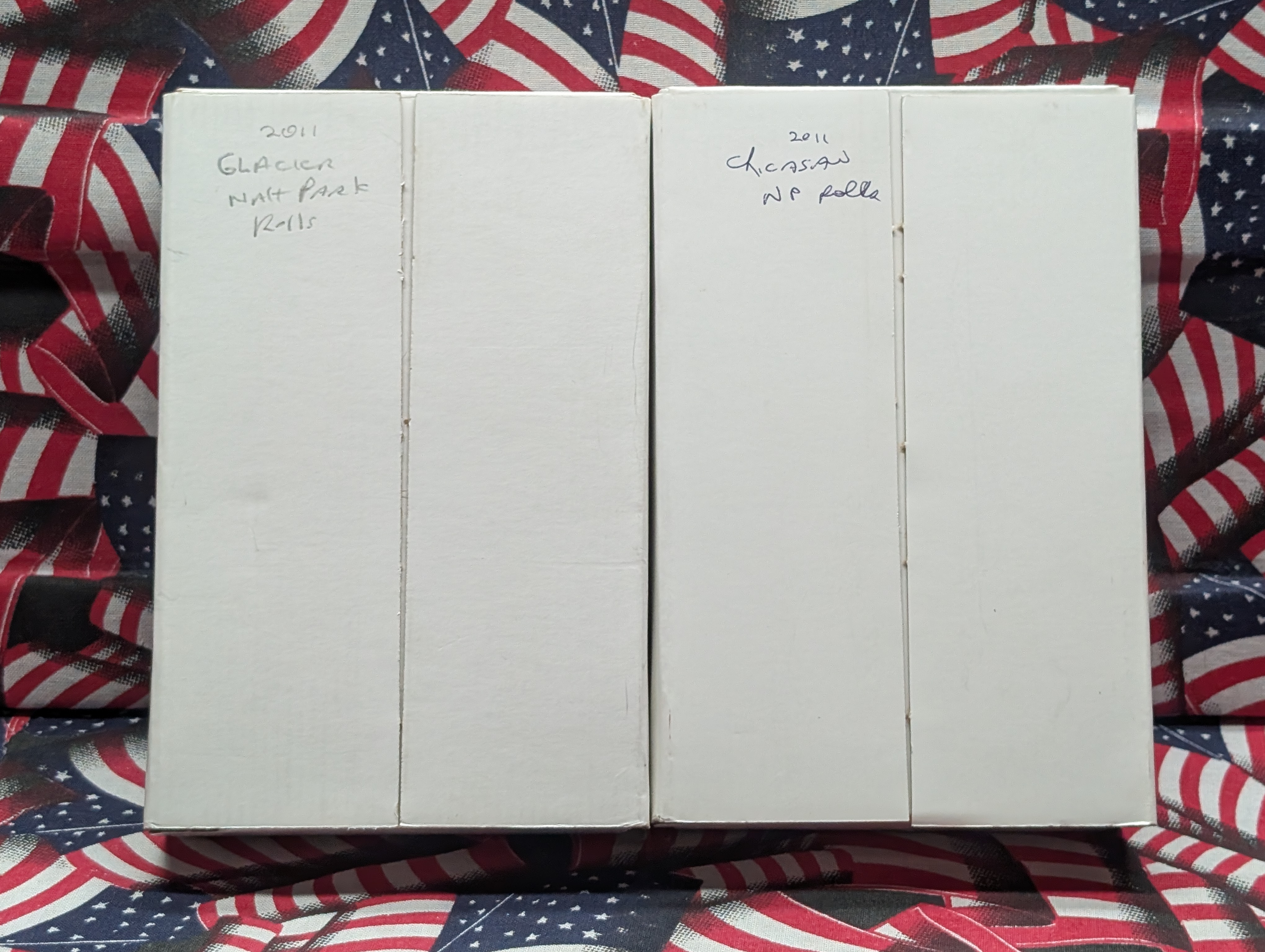 U.S. Mint Rolls of 2011-P&D Glacier & Chickasaw Recreation Area - National Park Quarters in Sealed OGP (2 PCS - 4 Rolls)