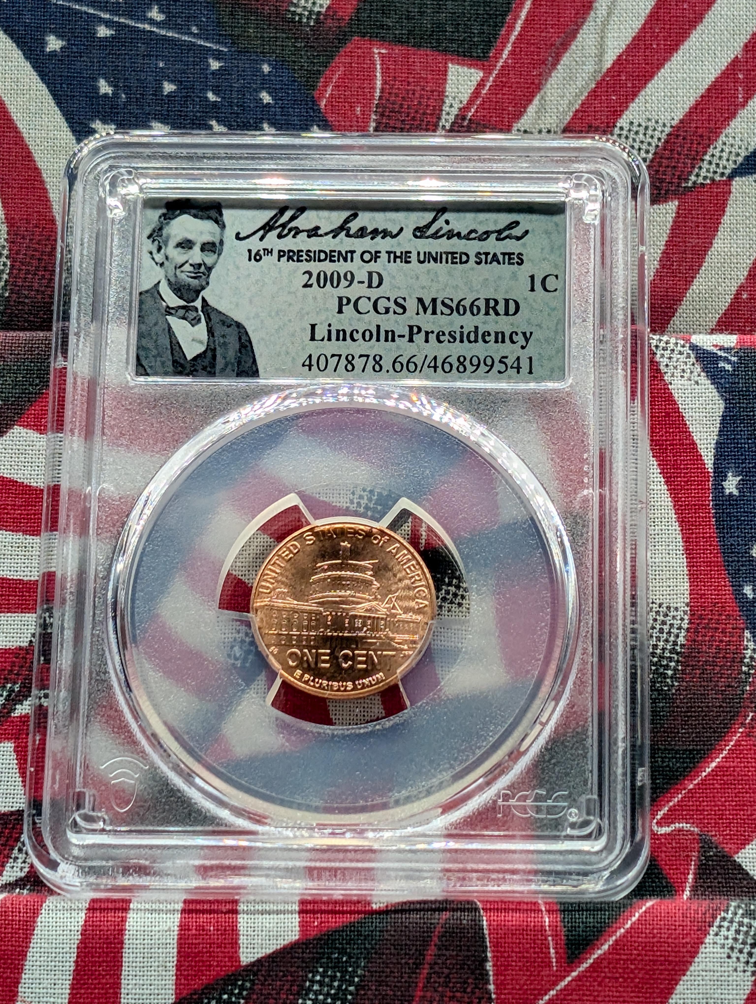 2009-D Lincoln Presidency Cent - PCGS MS66 RD