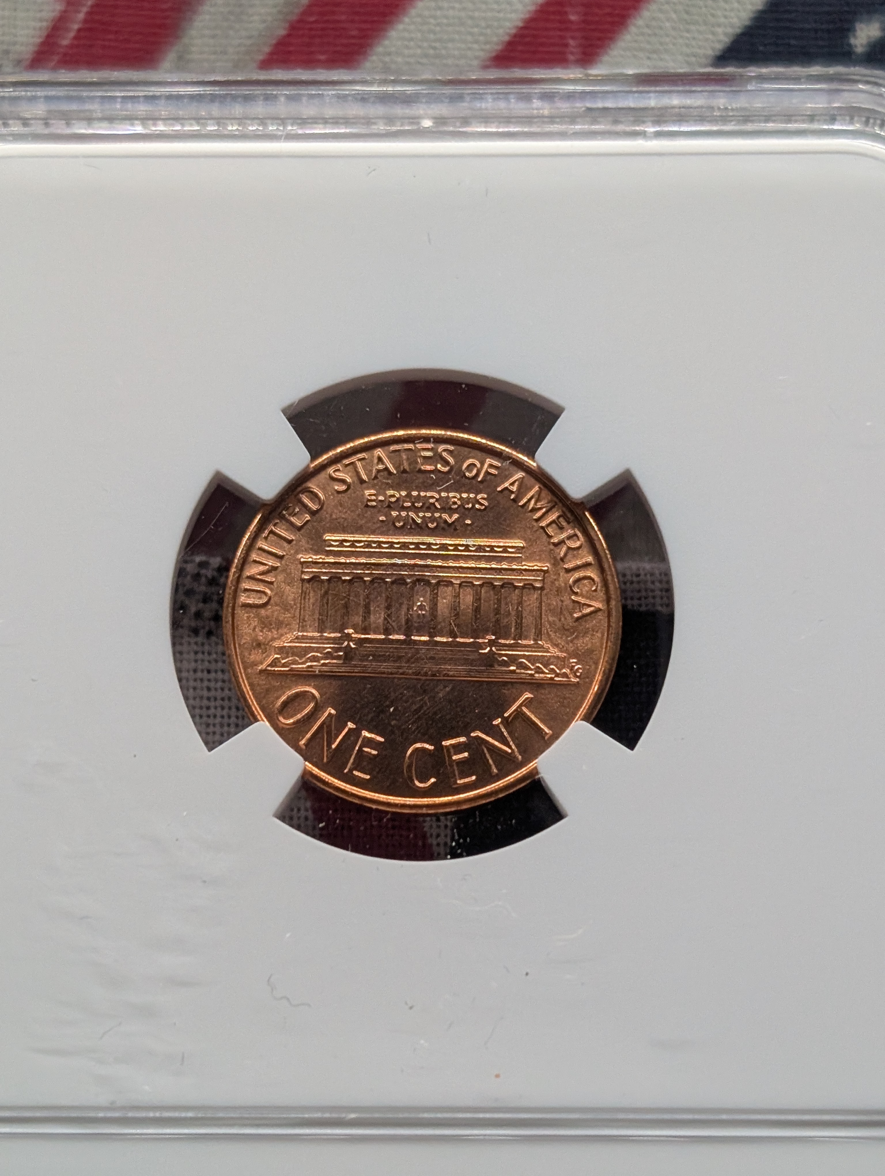 1987-P Lincoln Memorial Cent - NGC MS68 RD