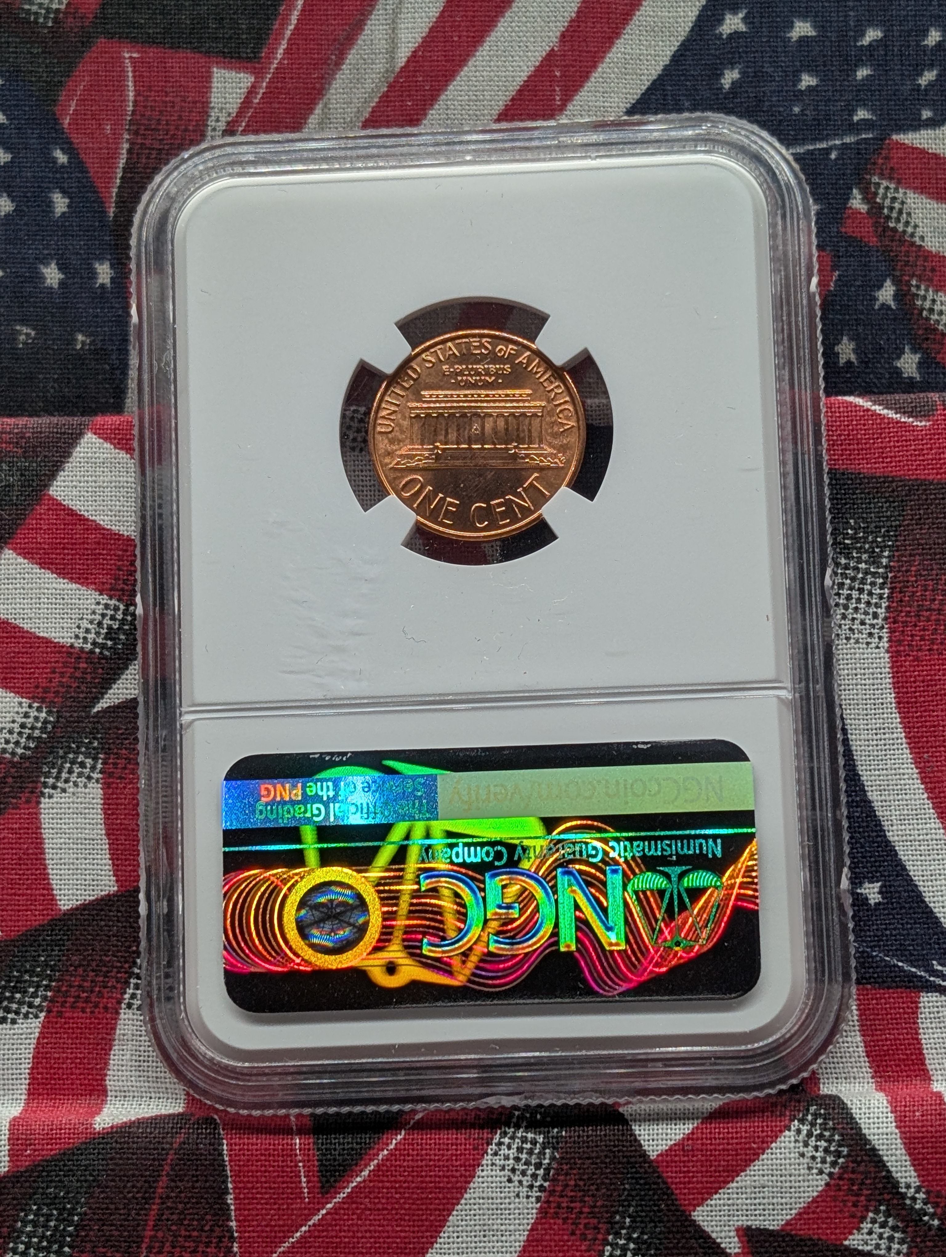 1987-P Lincoln Memorial Cent - NGC MS68 RD