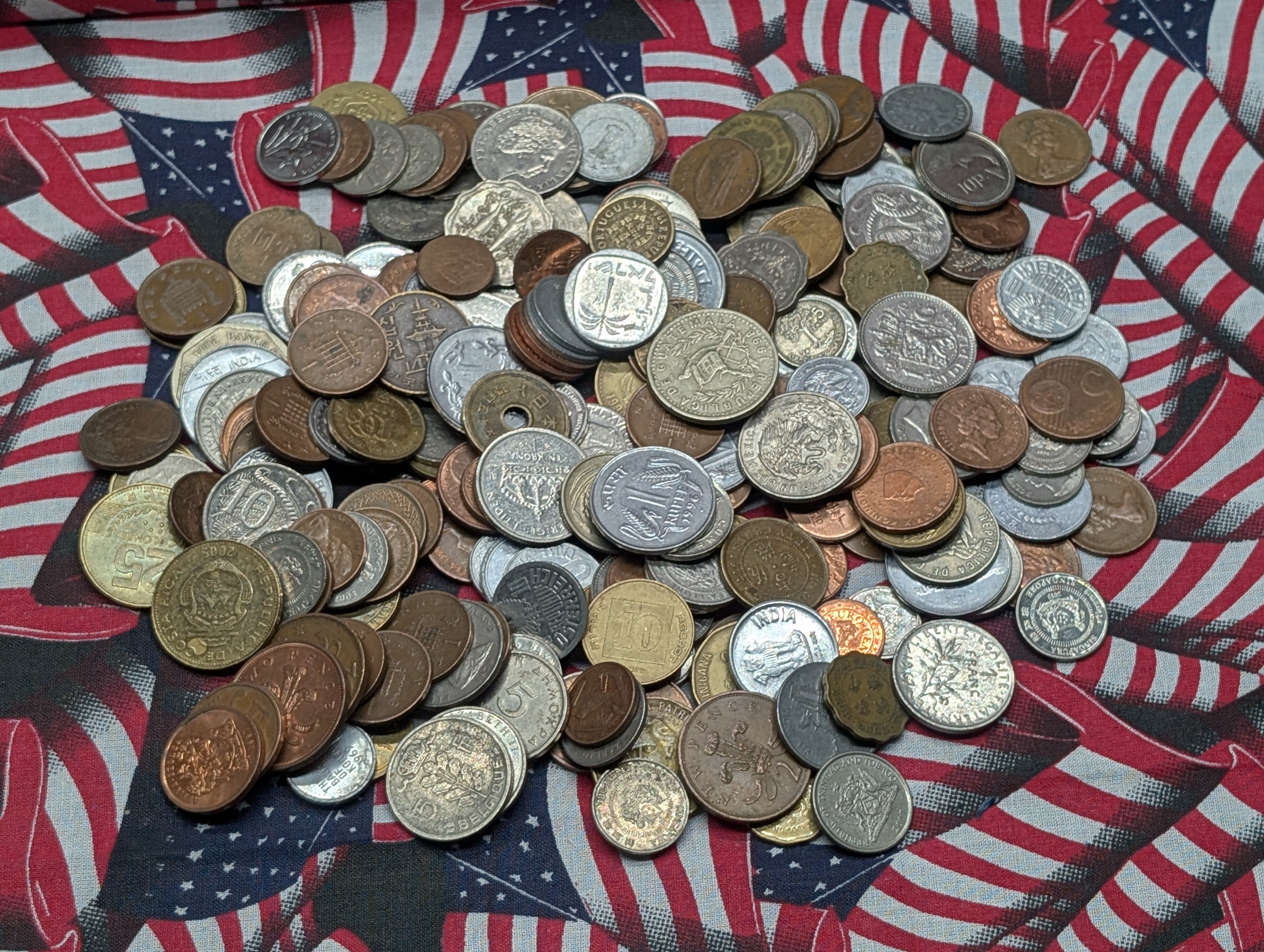 1.8 Lbs. of Various Vintage & Modern World Coins