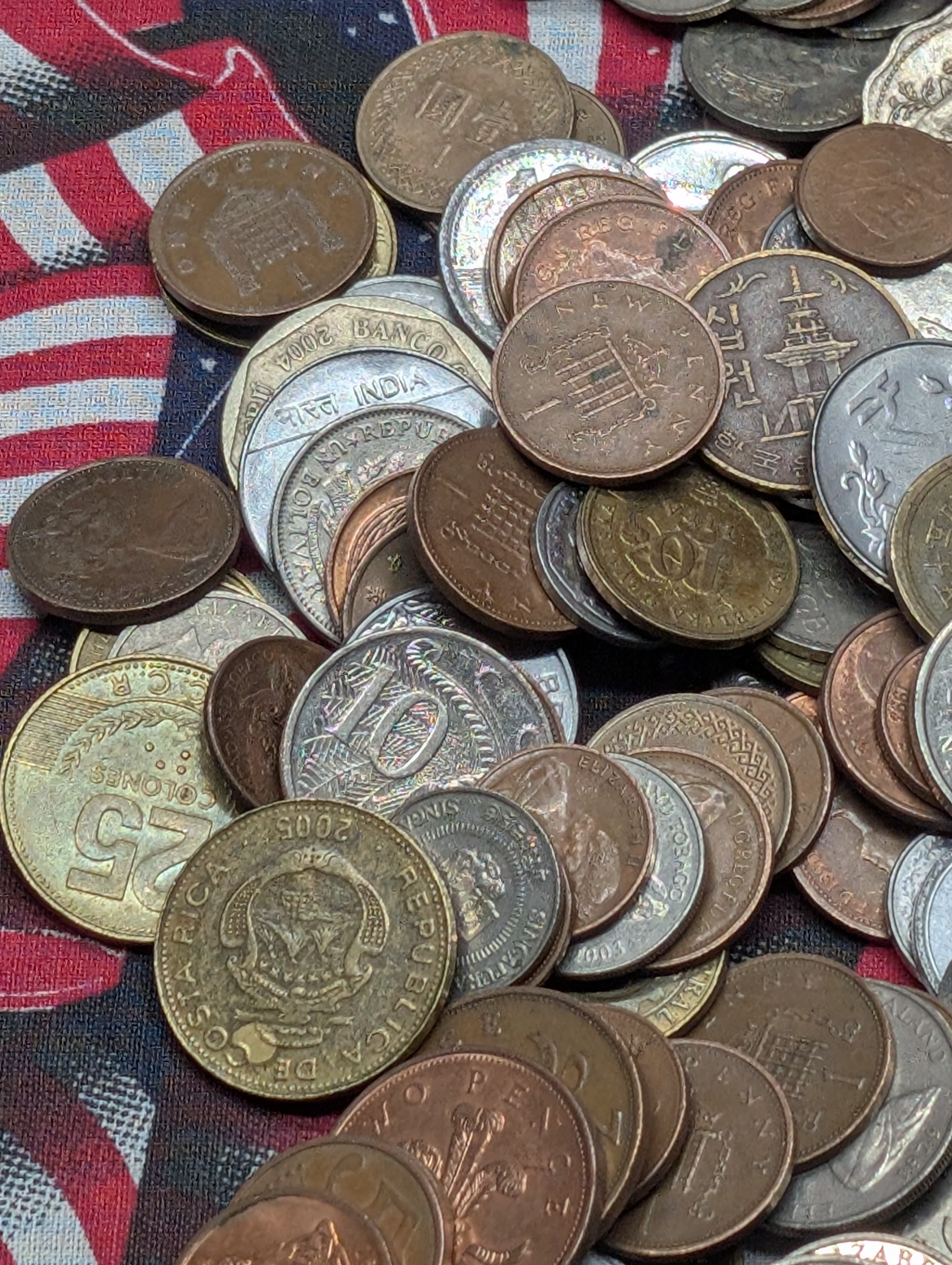1.8 Lbs. of Various Vintage & Modern World Coins