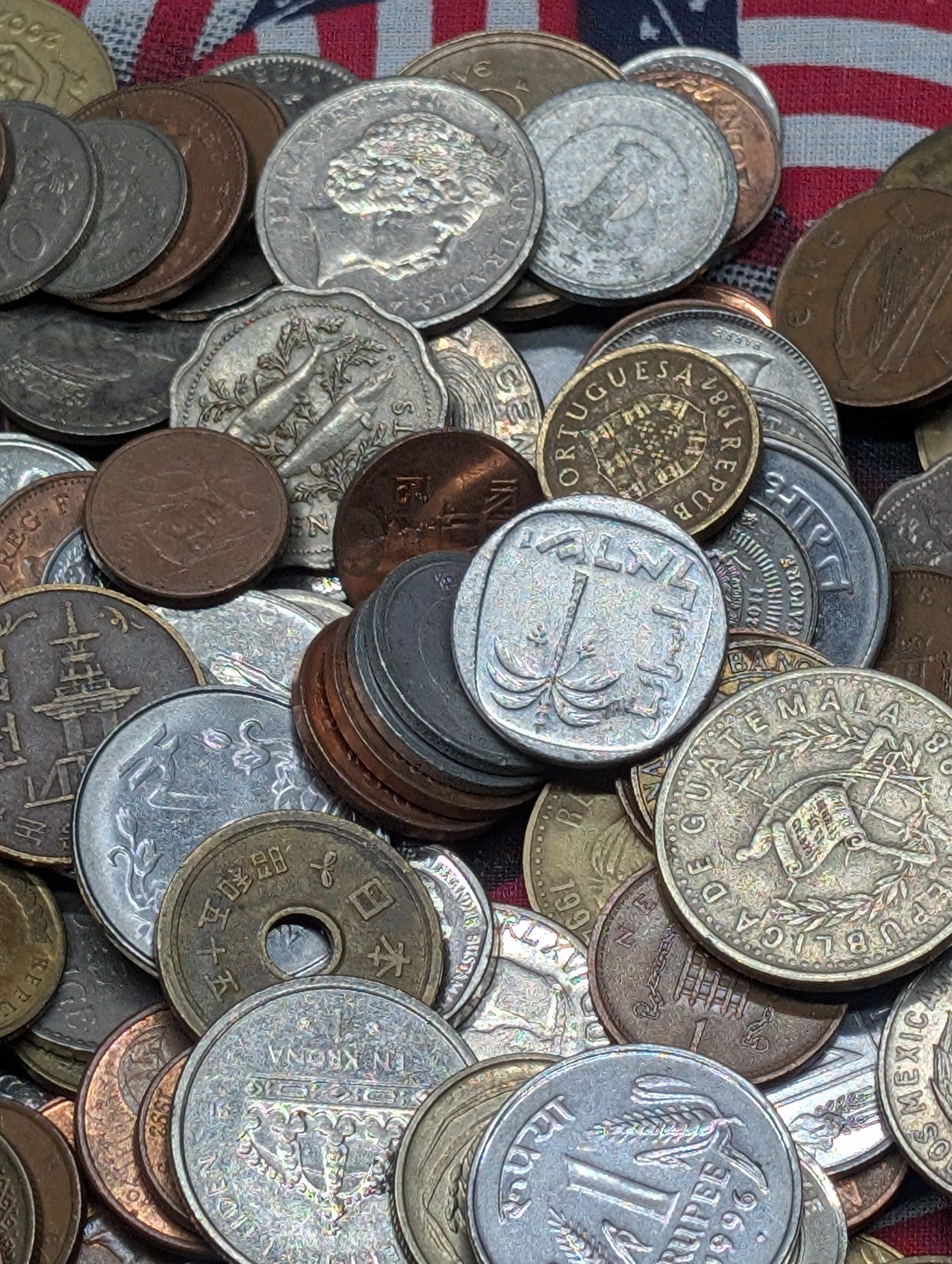 1.8 Lbs. of Various Vintage & Modern World Coins