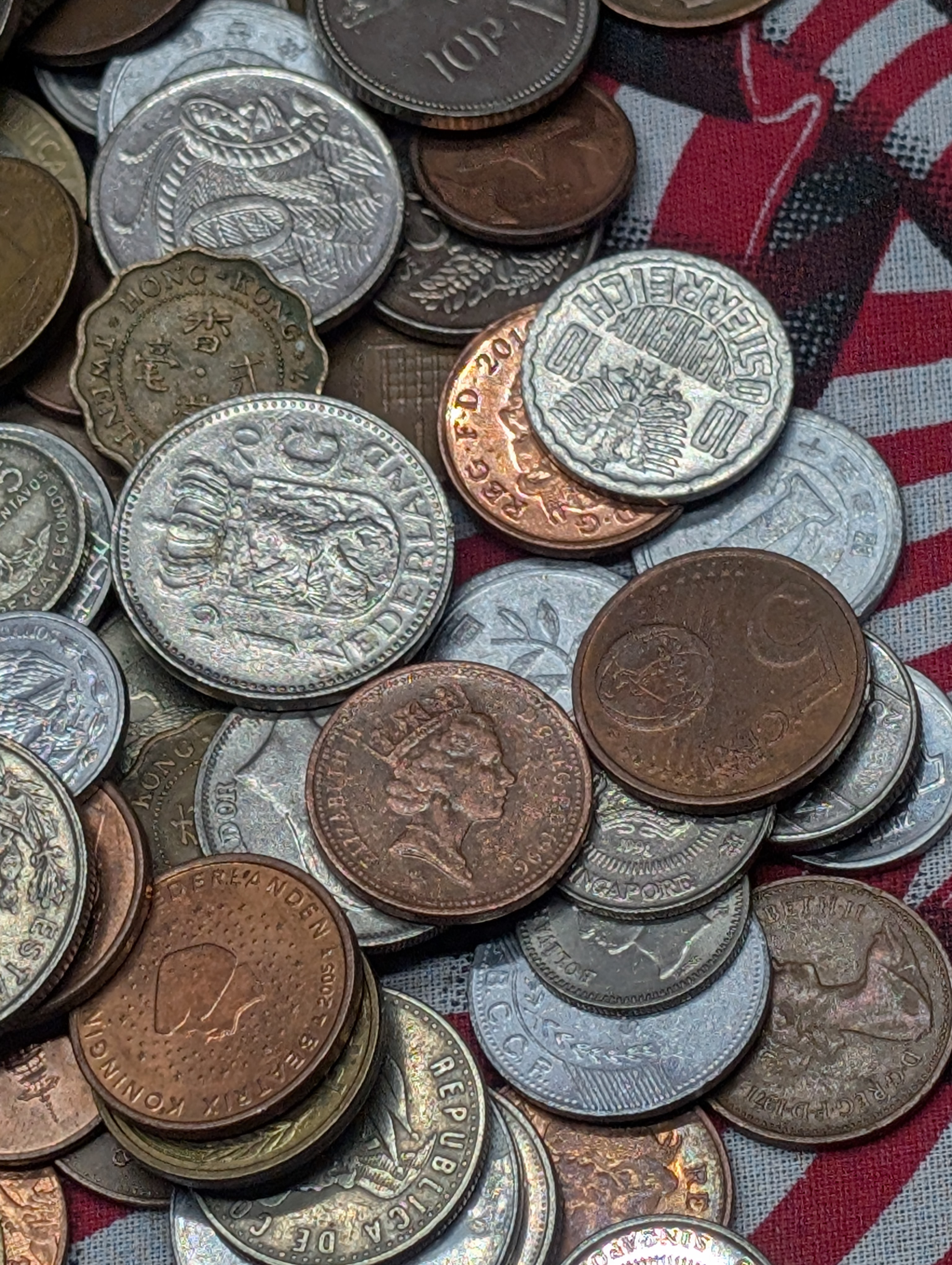 1.8 Lbs. of Various Vintage & Modern World Coins